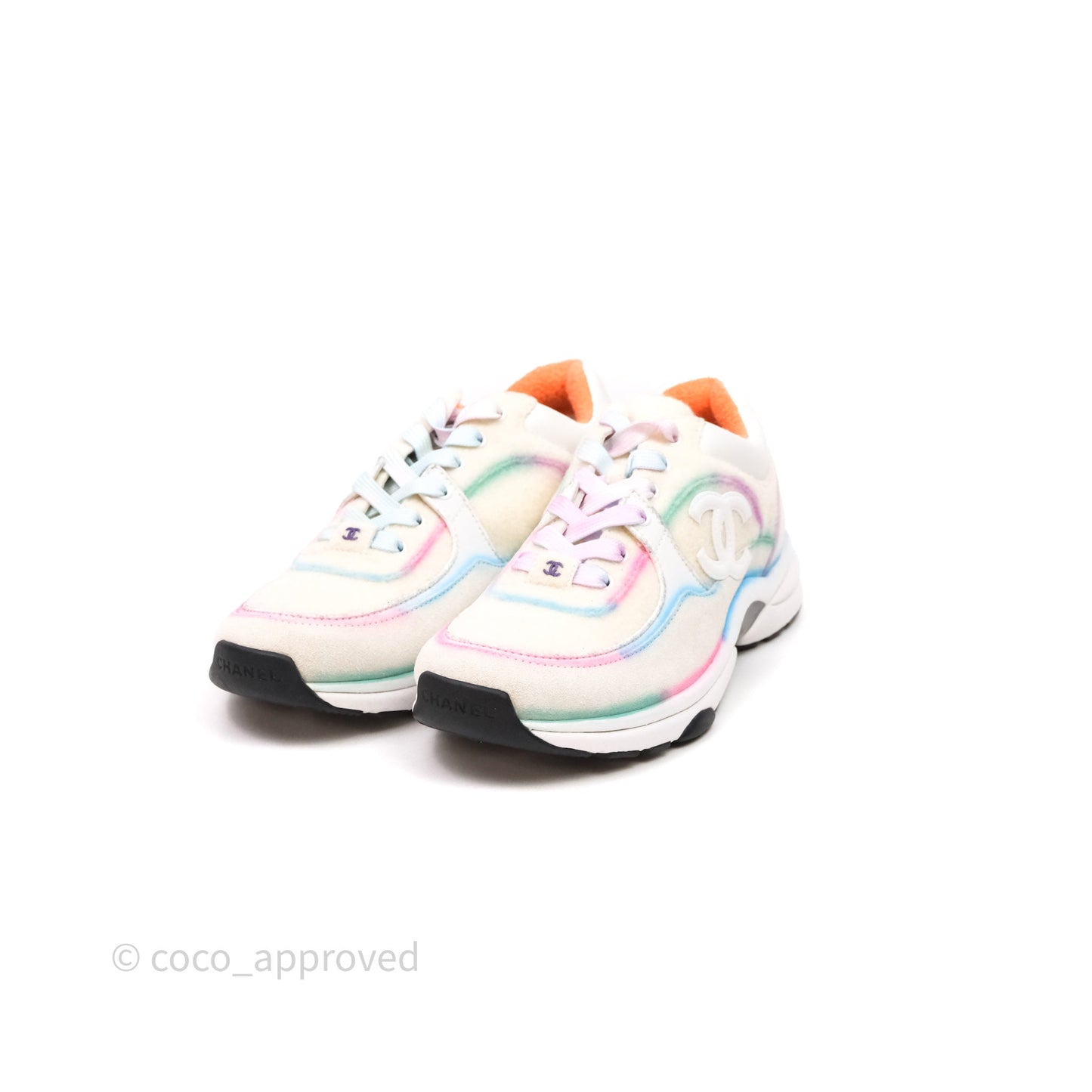 Chanel CC Sneakers Multicolor Size 39