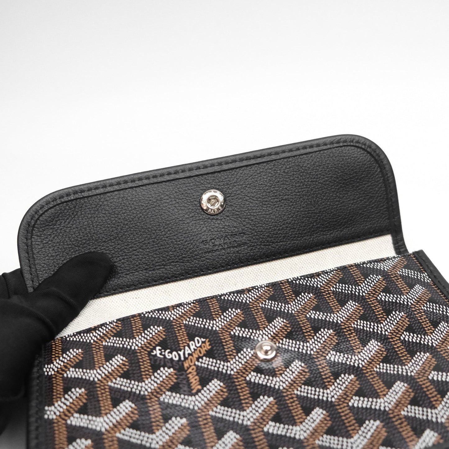 Goyard Bohème Hobo Bag Black Goyardine Canvas