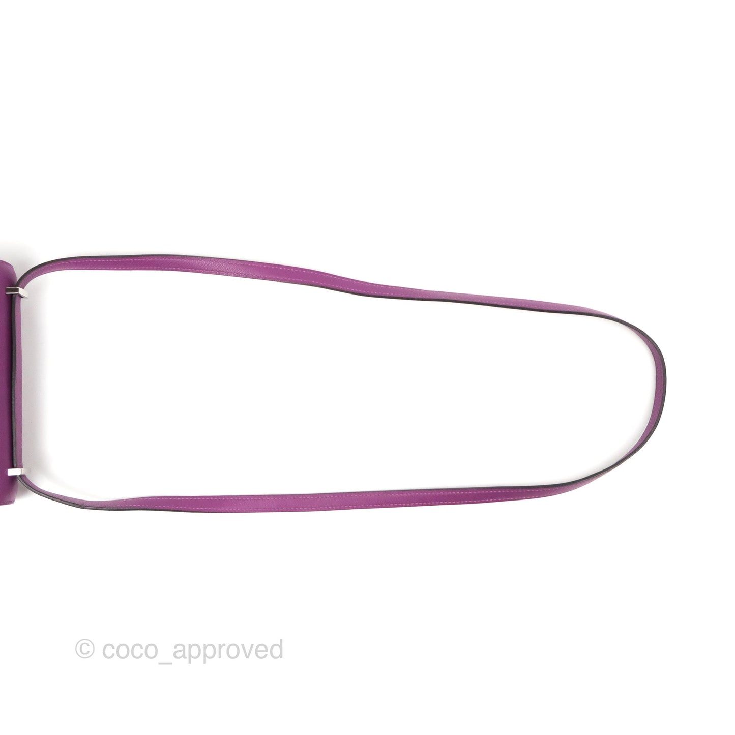 Hermès Constance Mini 18cm Anemone Evercolor Palladium Hardware