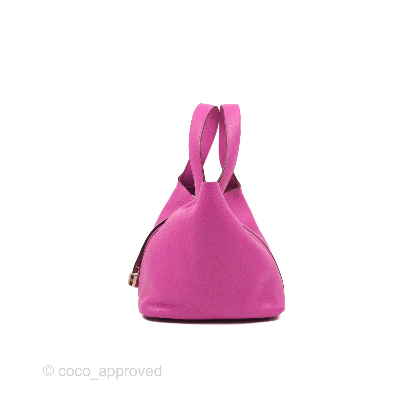 Hermès Picotin 22 Magnolia Clemence Palladium Hardware