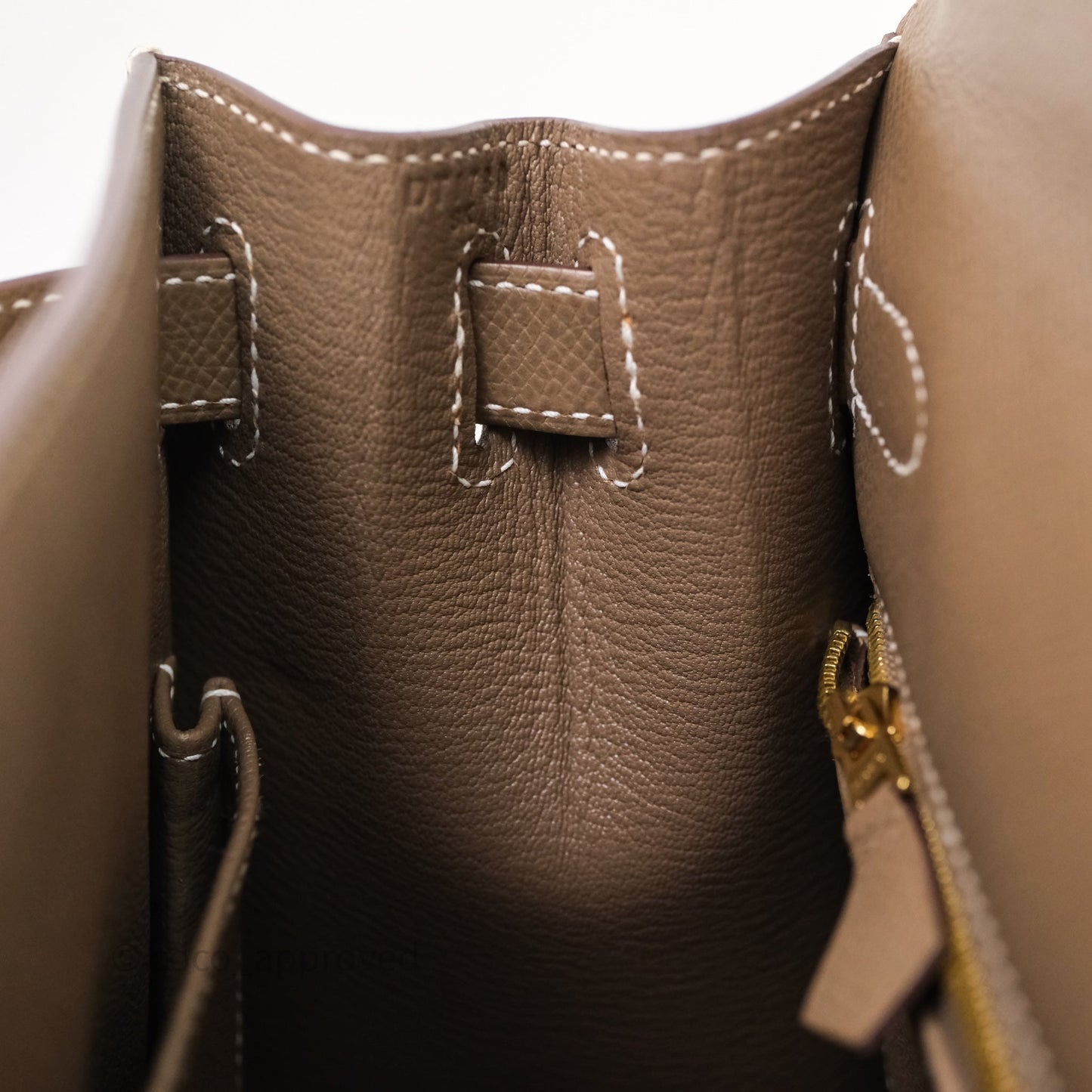 Hermès Kelly 28 Etoupe Epsom Gold Hardware