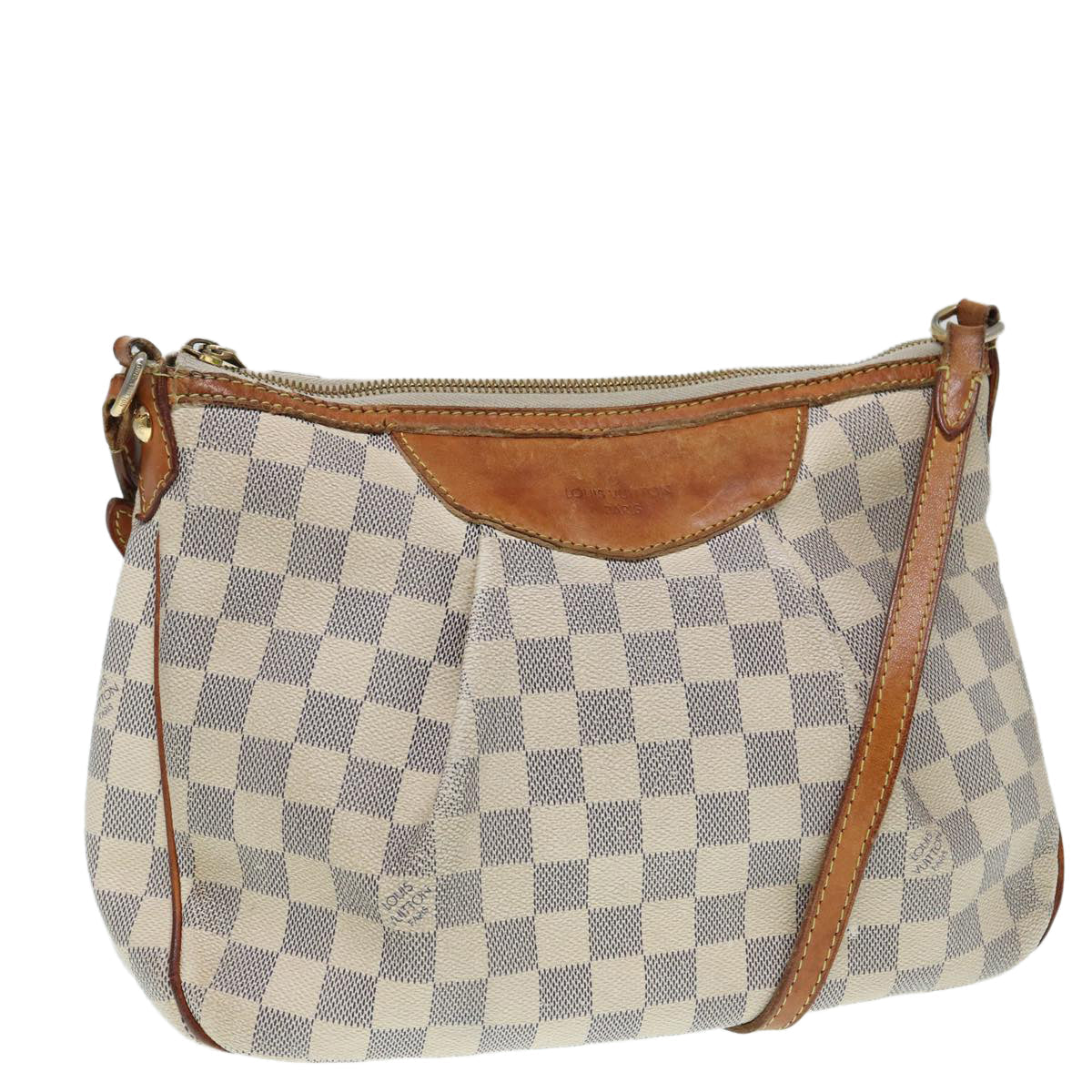 LOUIS VUITTON Damier Azur Siracusa PM Shoulder Bag N41113 LV 87967