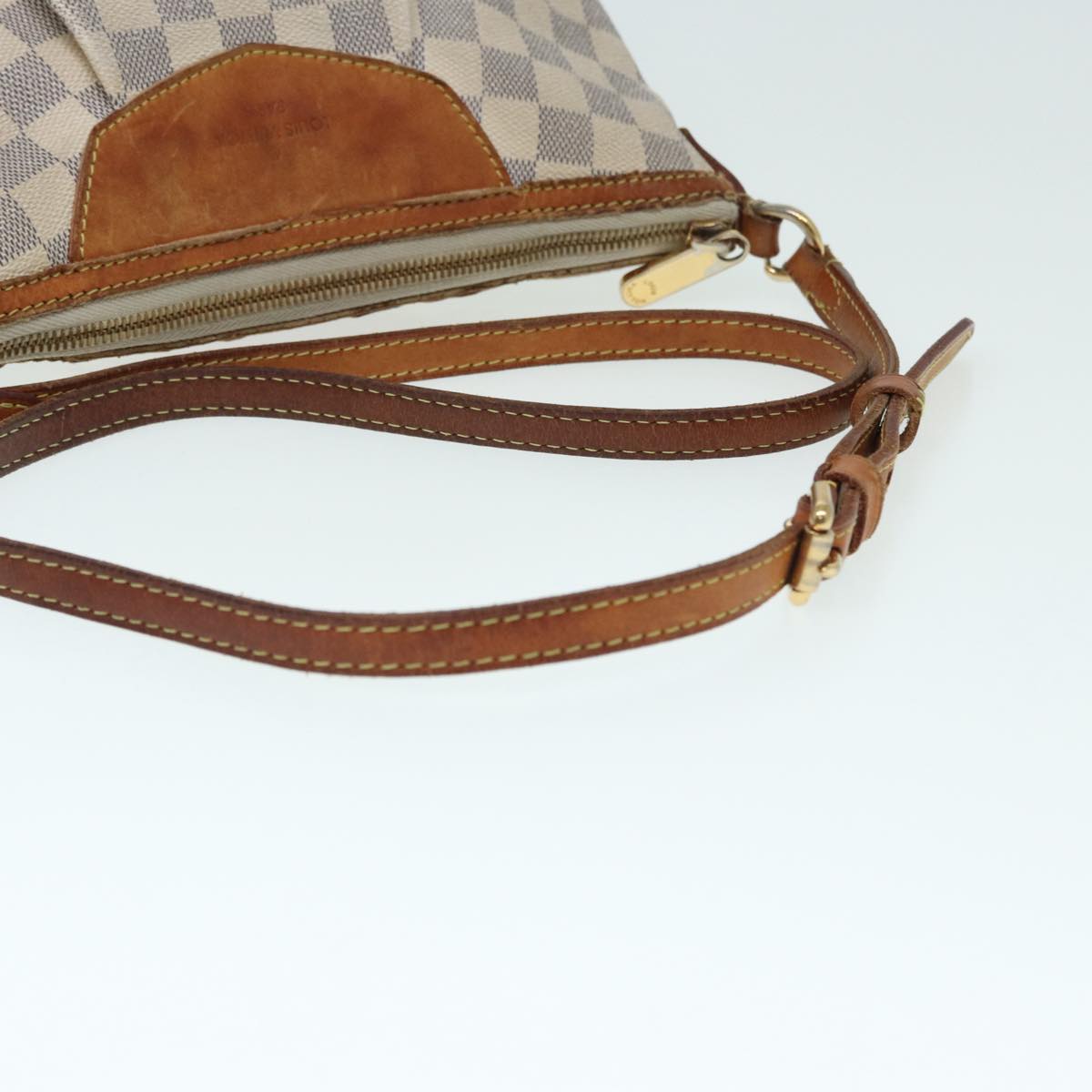 LOUIS VUITTON Damier Azur Siracusa PM Shoulder Bag N41113 LV 87967
