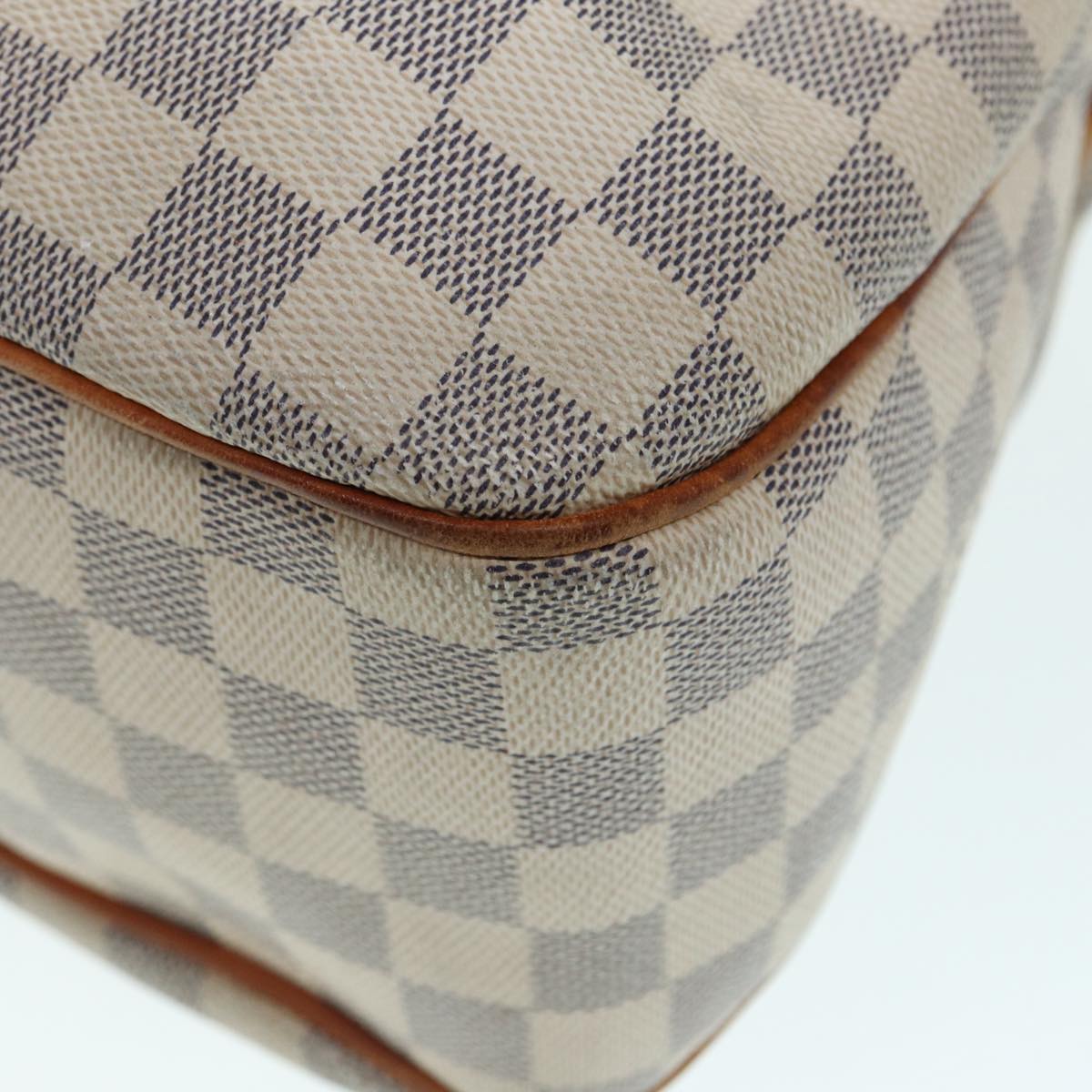 LOUIS VUITTON Damier Azur Siracusa MM Shoulder Bag N41112 LV 87968