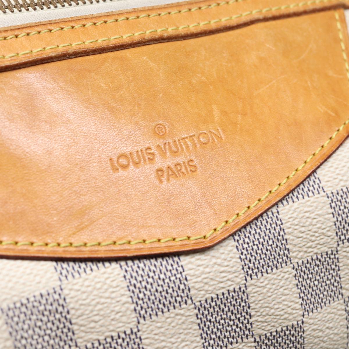LOUIS VUITTON Damier Azur Siracusa MM Shoulder Bag N41112 LV 87968