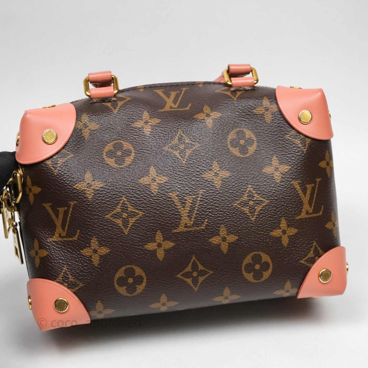 Louis Vuitton Petite Malle Souple Pink Monogram Canvas