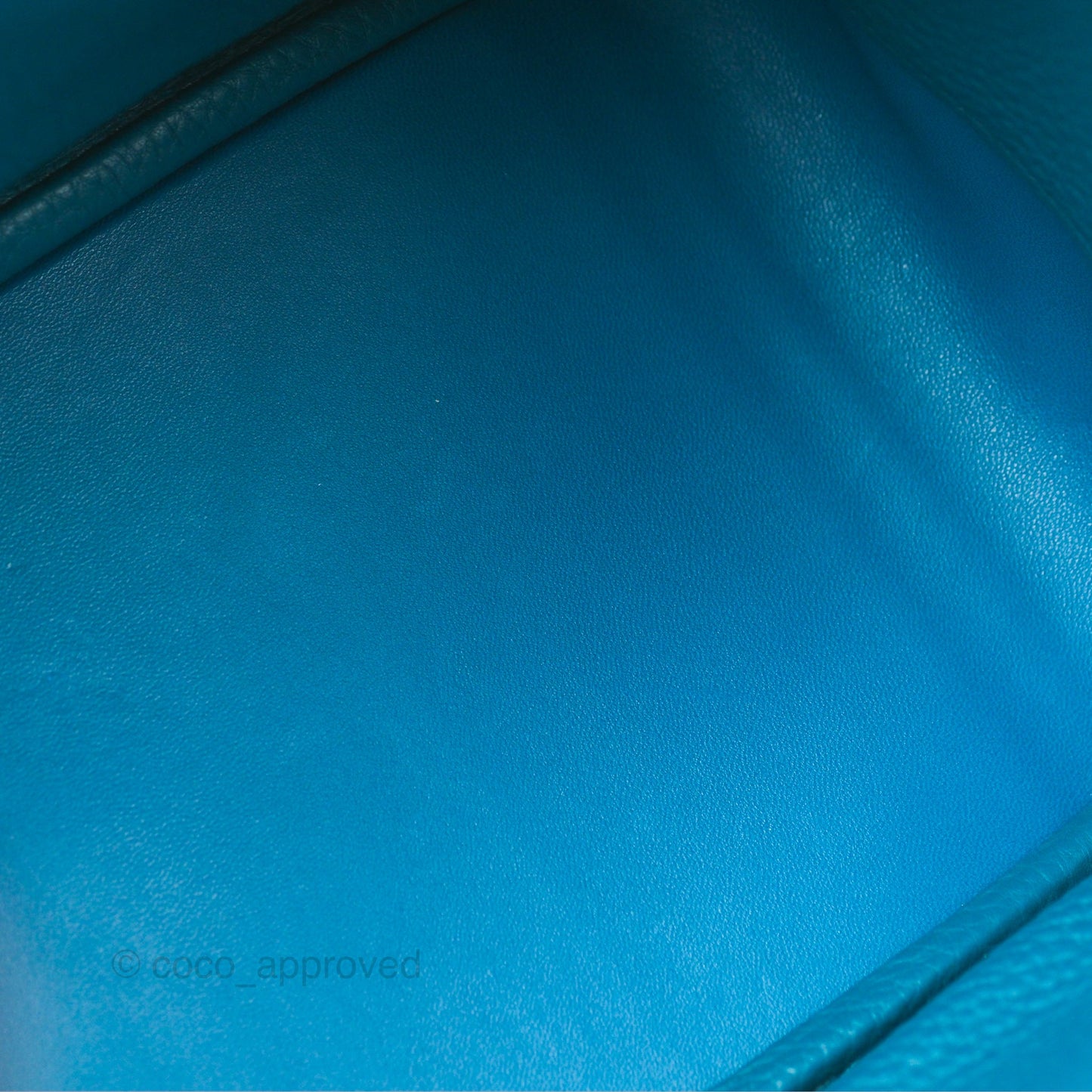 Hermès Lindy 30 Blue Saphir/ Blue Izmir Clemence Palladium Hardware