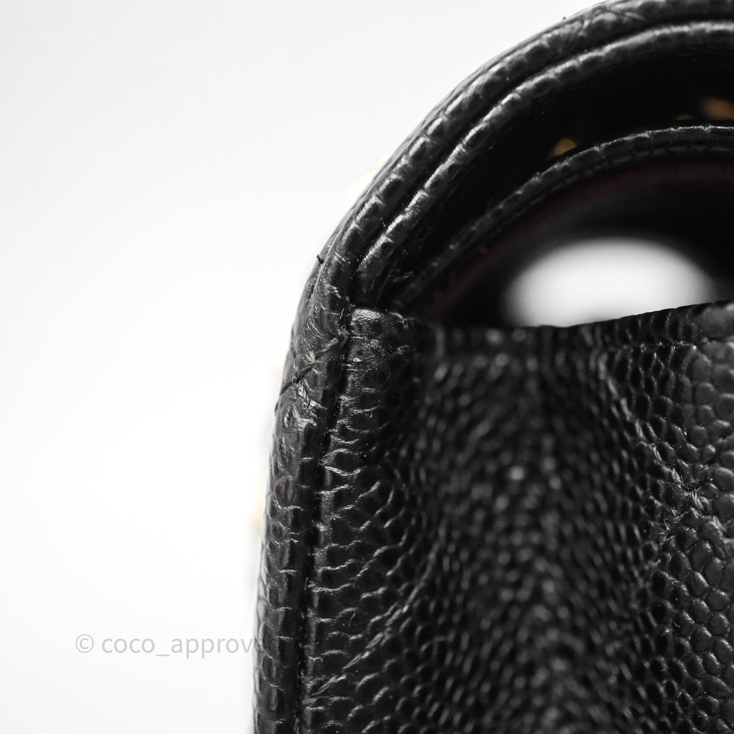 Chanel Classic M/L Medium Flap Quilted Black Caviar Gold Hardware