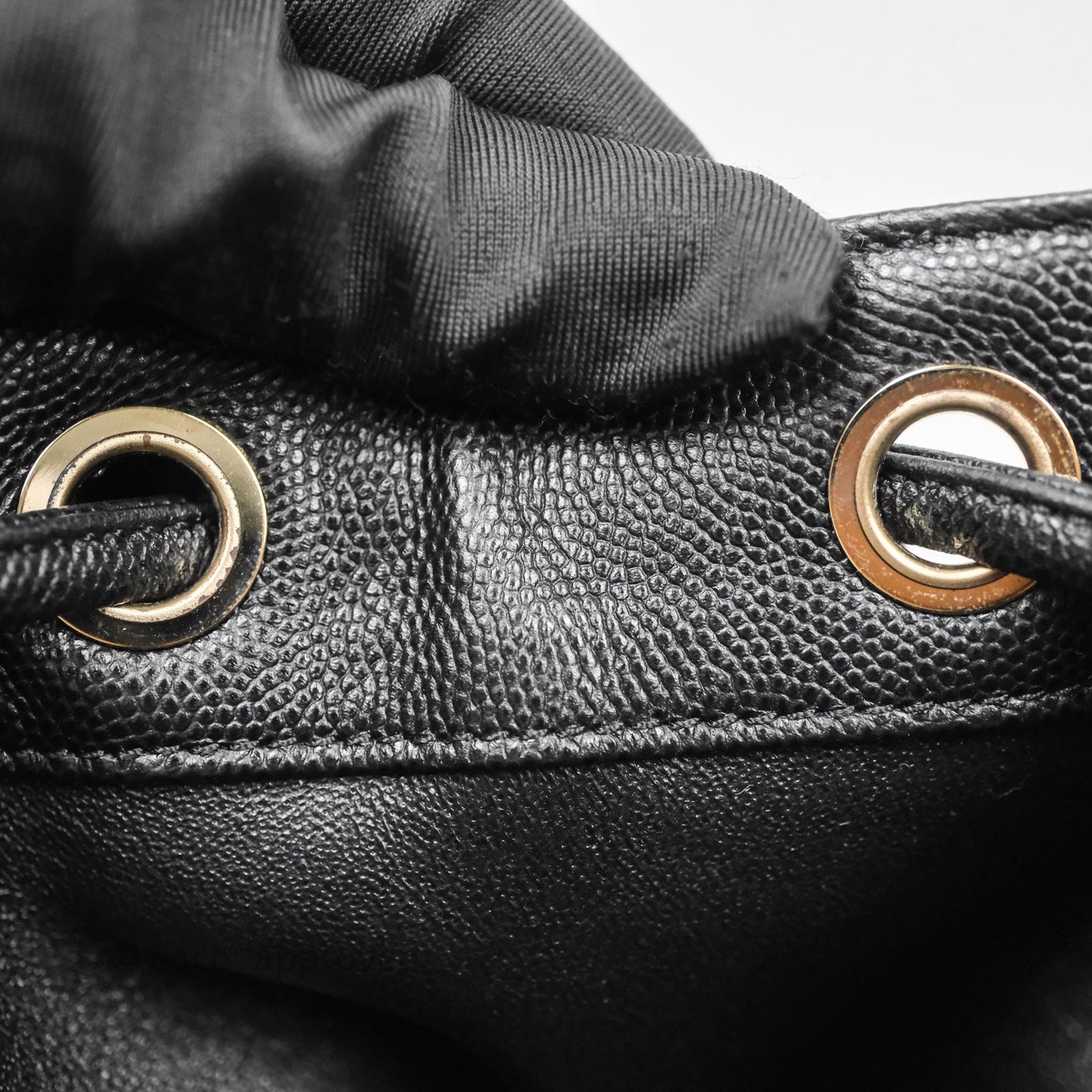 Chanel Quilted Business Affinity Backpack Black Caviar Gold Hardware