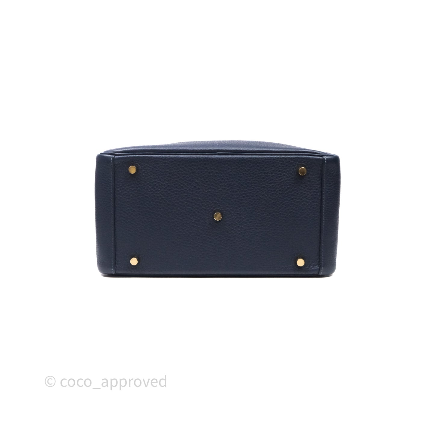 Hermès Lindy 30 Bleu Nuit 2Z Clemence Gold Hardware