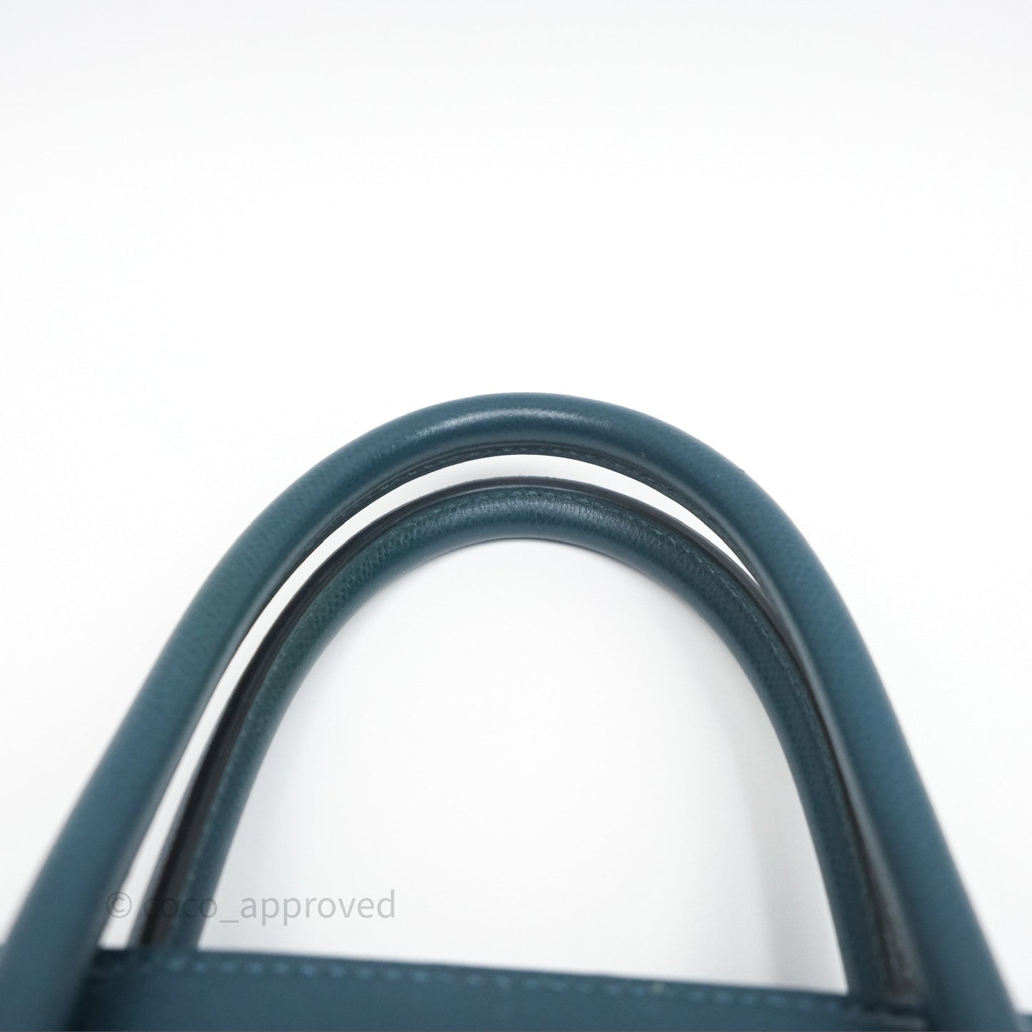 Hermès Birkin 30 Retourne Bleu de Prusse 7P Epsom Gold Hardware