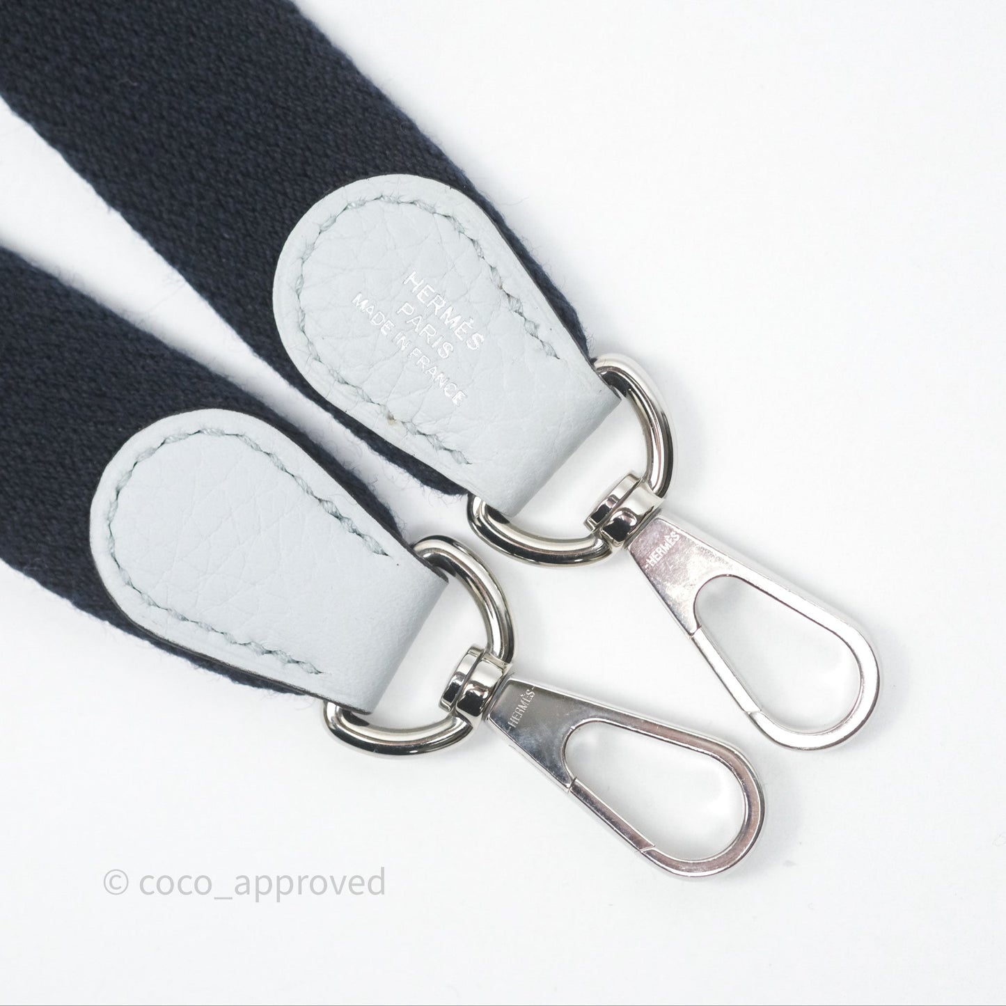 Hermès Mini Evelyne 16 Bleu Pale 08 Clemence Palladium Hardware