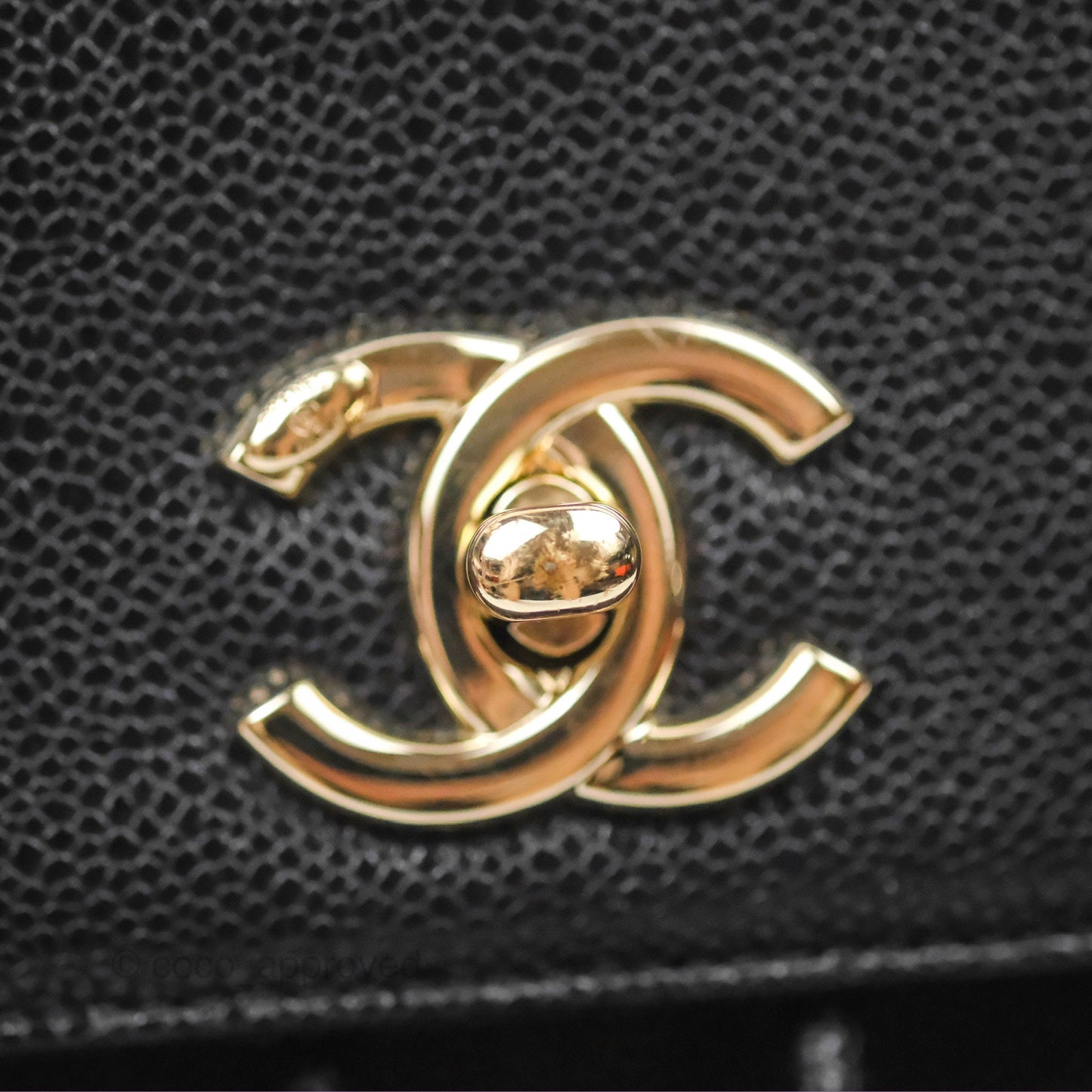 Chanel Quilted Business Affinity Backpack Black Caviar Gold Hardware