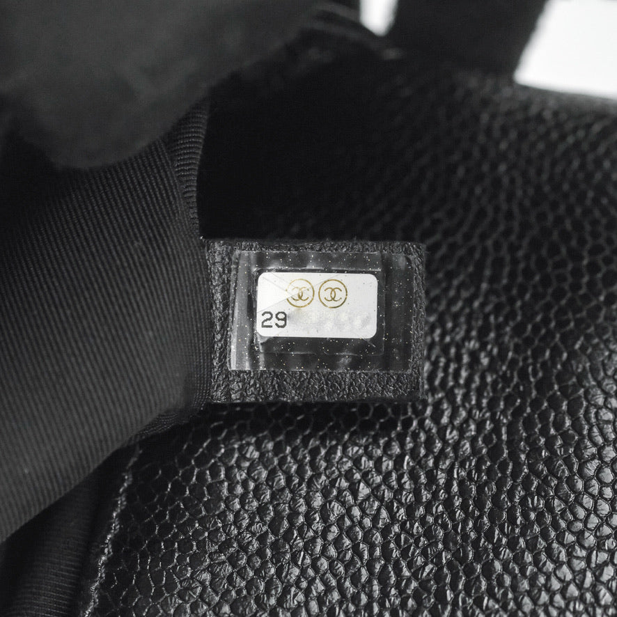 Chanel Quilted Mini Square Flap Bag So Black Caviar Incognito