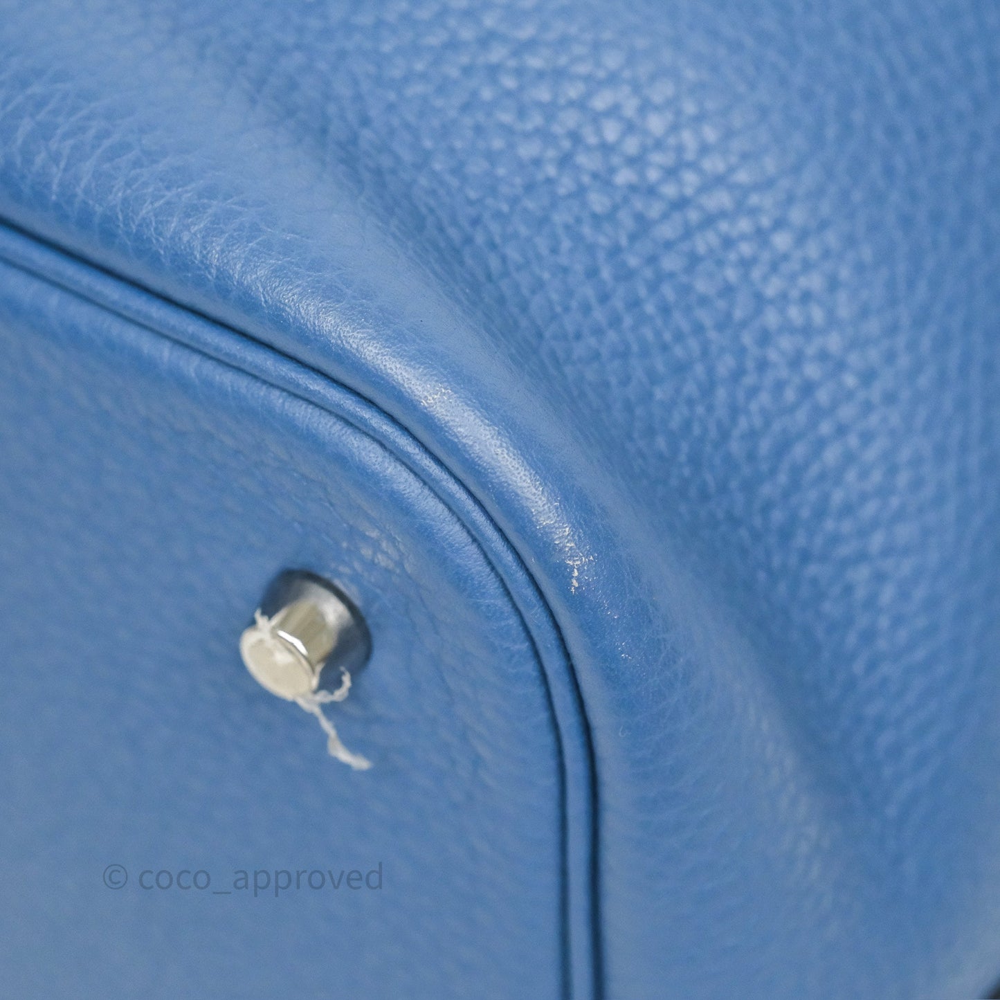Hermès Picotin 22 Bleu Agate R2 Clemence Palladium Hardware