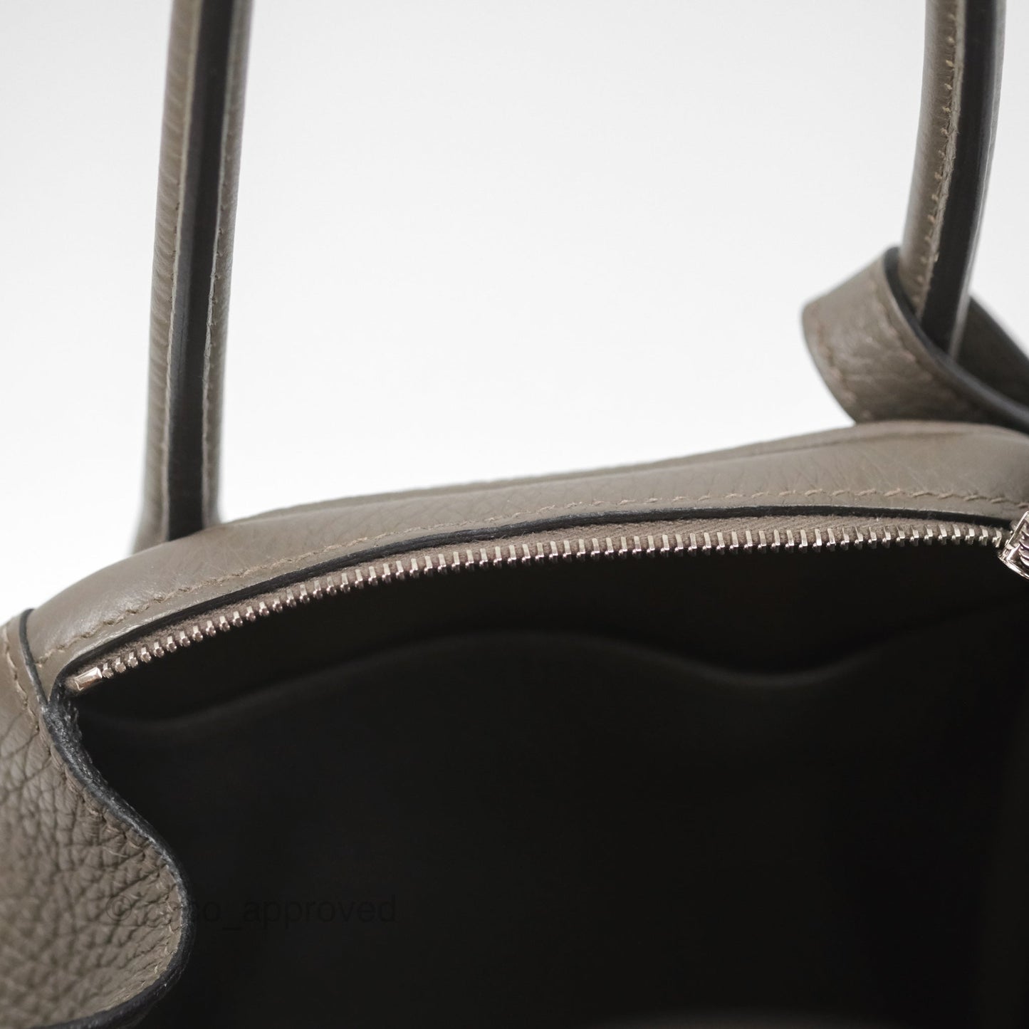 Hermès Lindy 26 Etain 8F Clemence Palladium Hardware