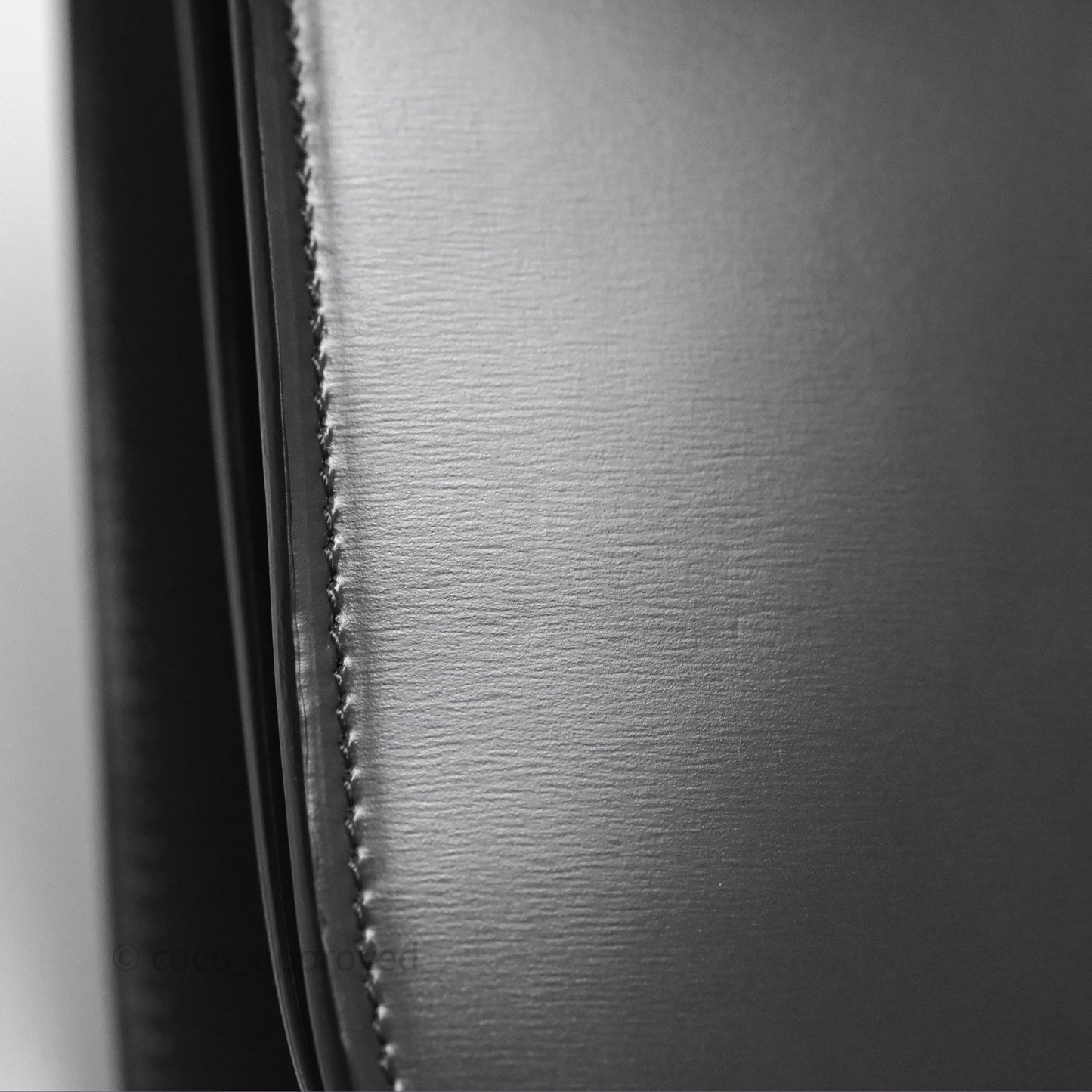 Celine Teen Classic Box Flap Dark Grey Box Calfskin