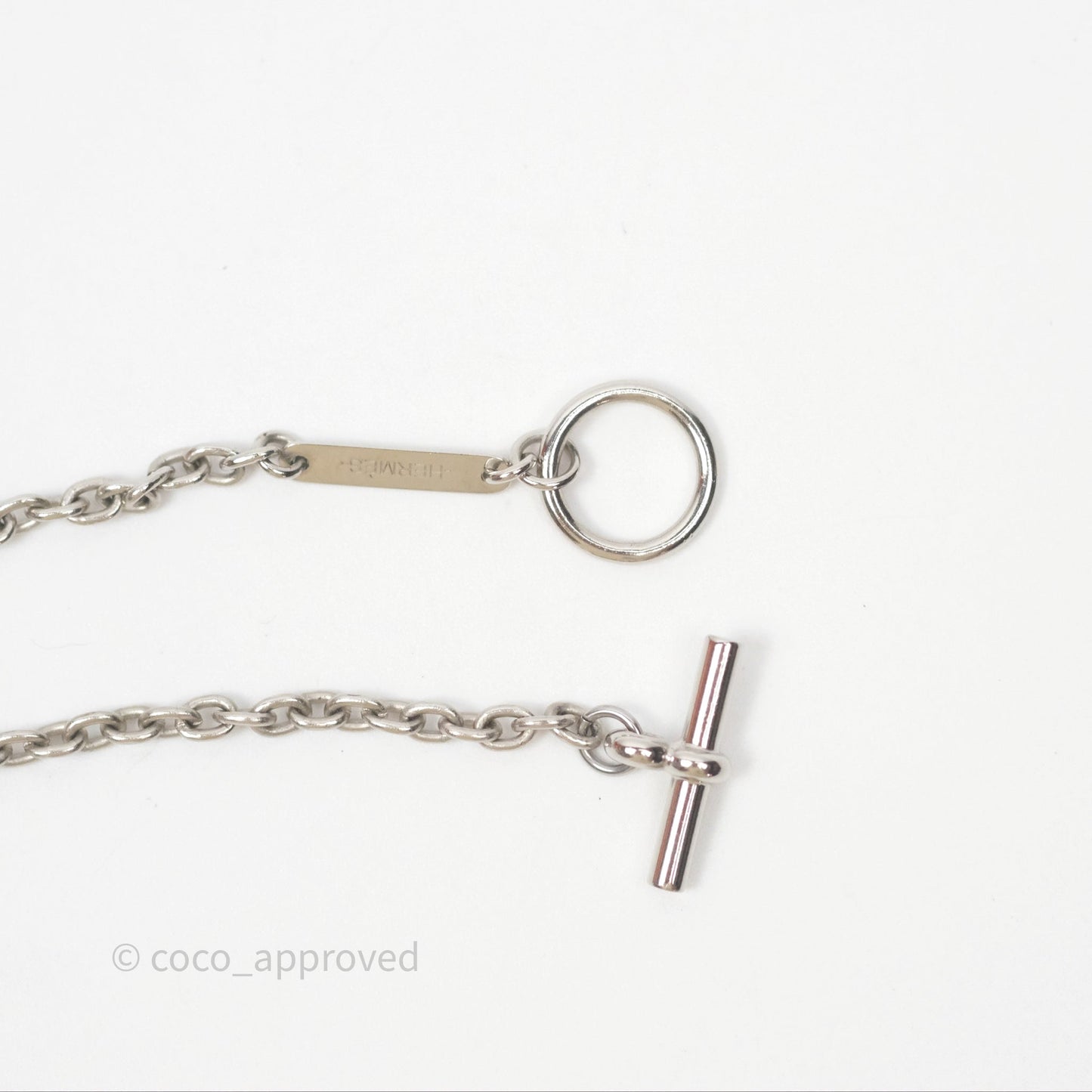 Hermès Panache Necklace Brushed Palladium Hardware