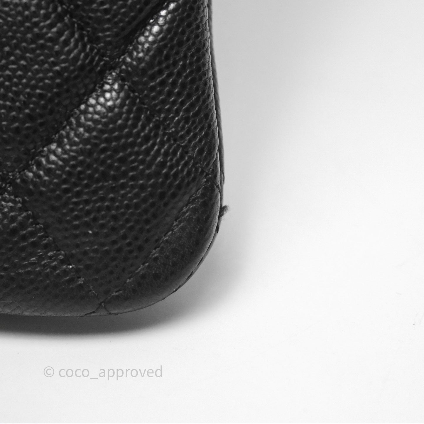 Chanel Medium O Case Boy Black Caviar Gold Hardware