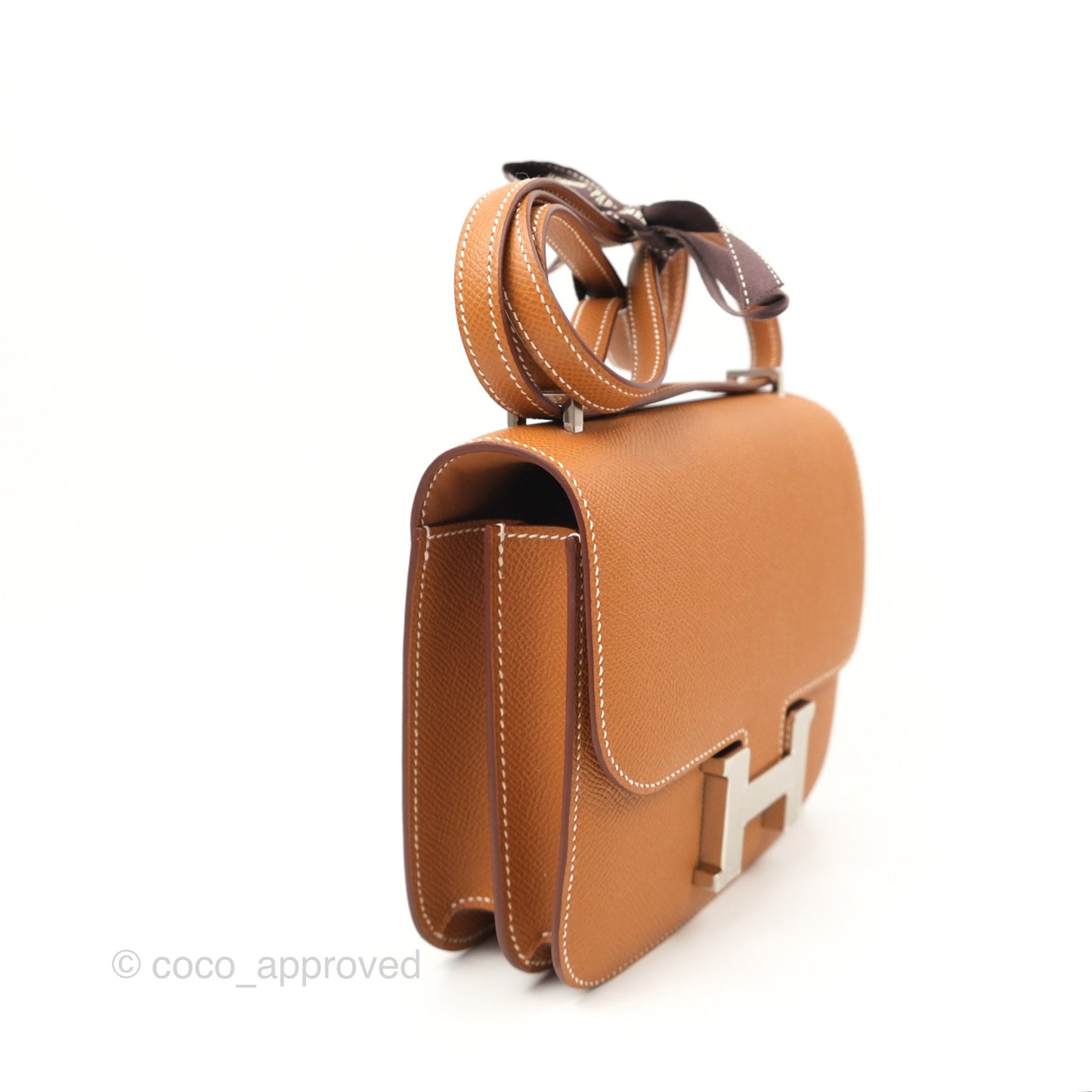Hermès Constance Mini 18 with Mirror Gold Epsom Palladium Hardware
