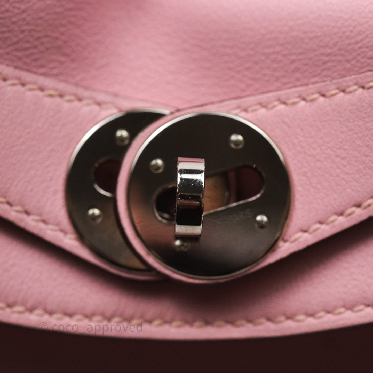 Hermes Lindy 26 Rose Sakura Pink 3Q Swift Palladium Hardware