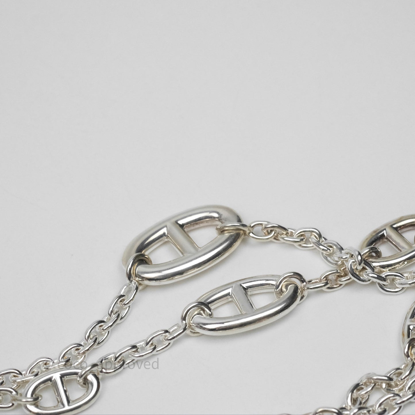 Hermès Farandole Long Necklace 160 in Sterling Silver