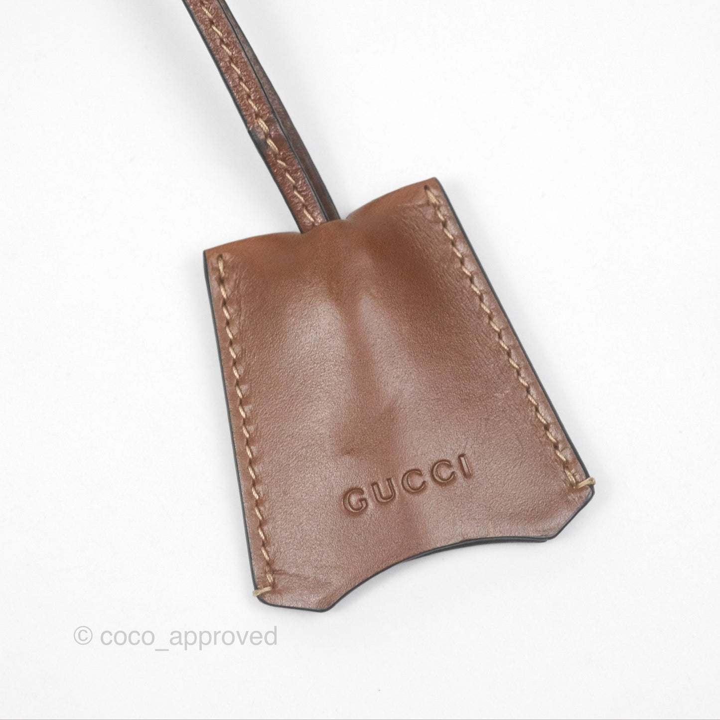 Gucci Mini Padlock Backpack GG Coated Canvas Black/Brown Leather