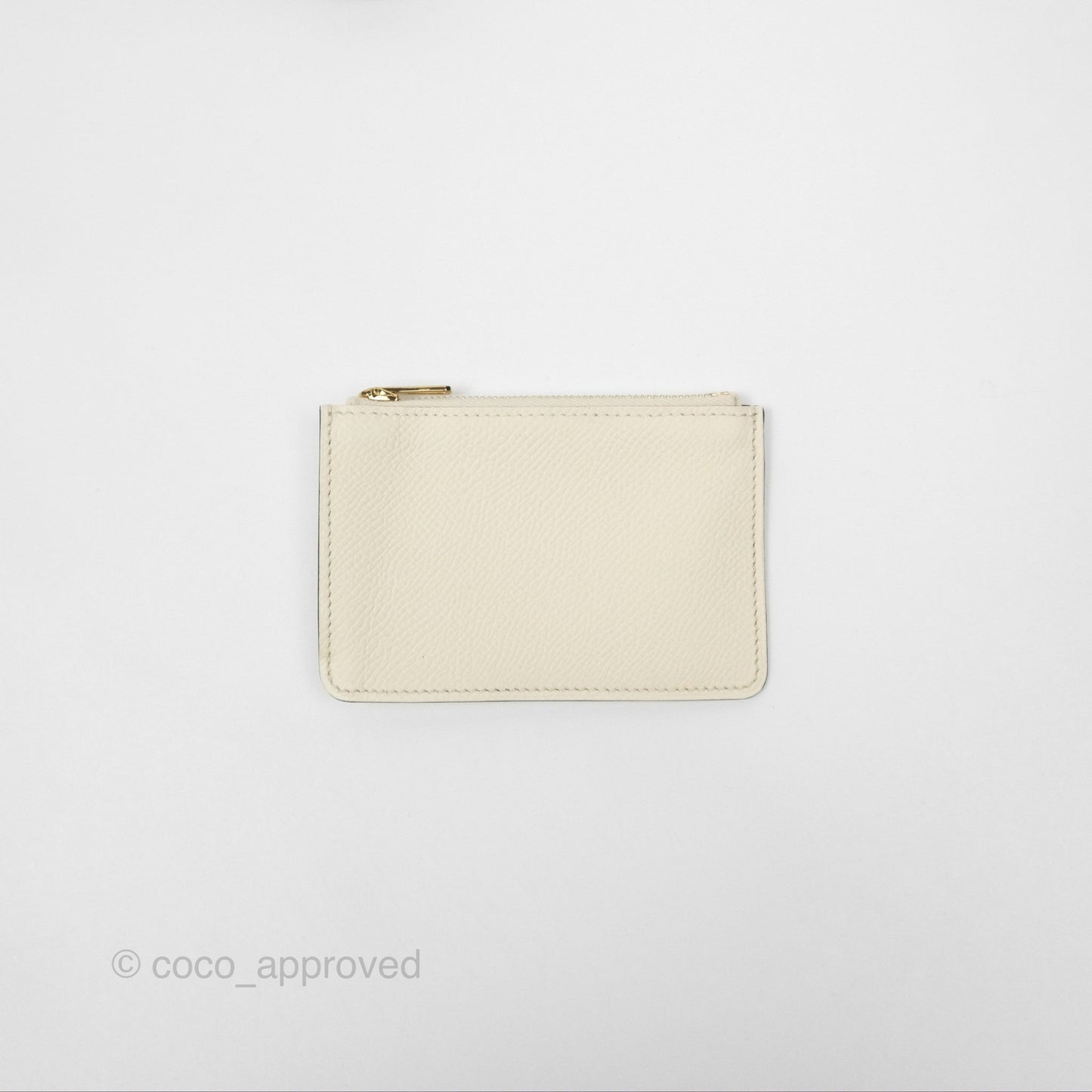 Hermès Constance Slim Wallet Nata I2 Epsom Gold Hardware