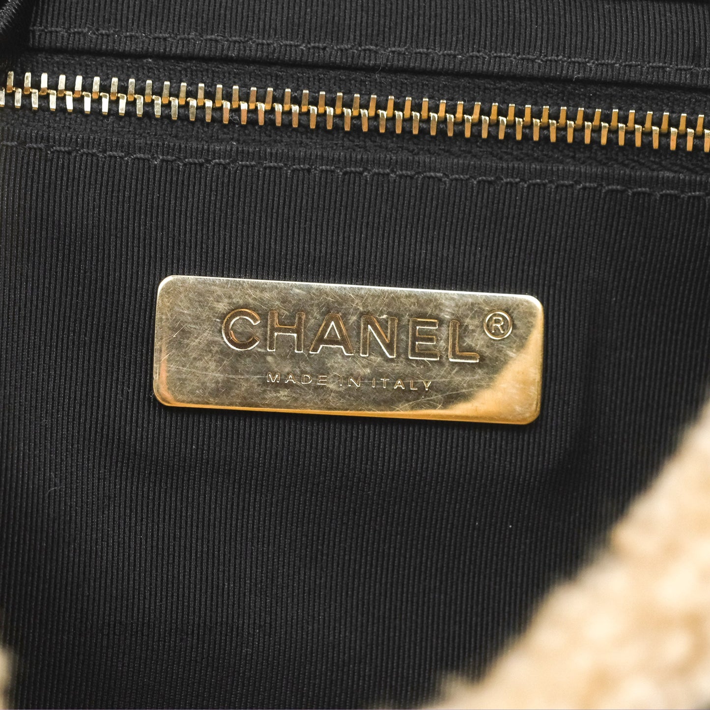 Chanel Mania CC Shearling Flap Bag Black Crumpled Glazed Sheepskin