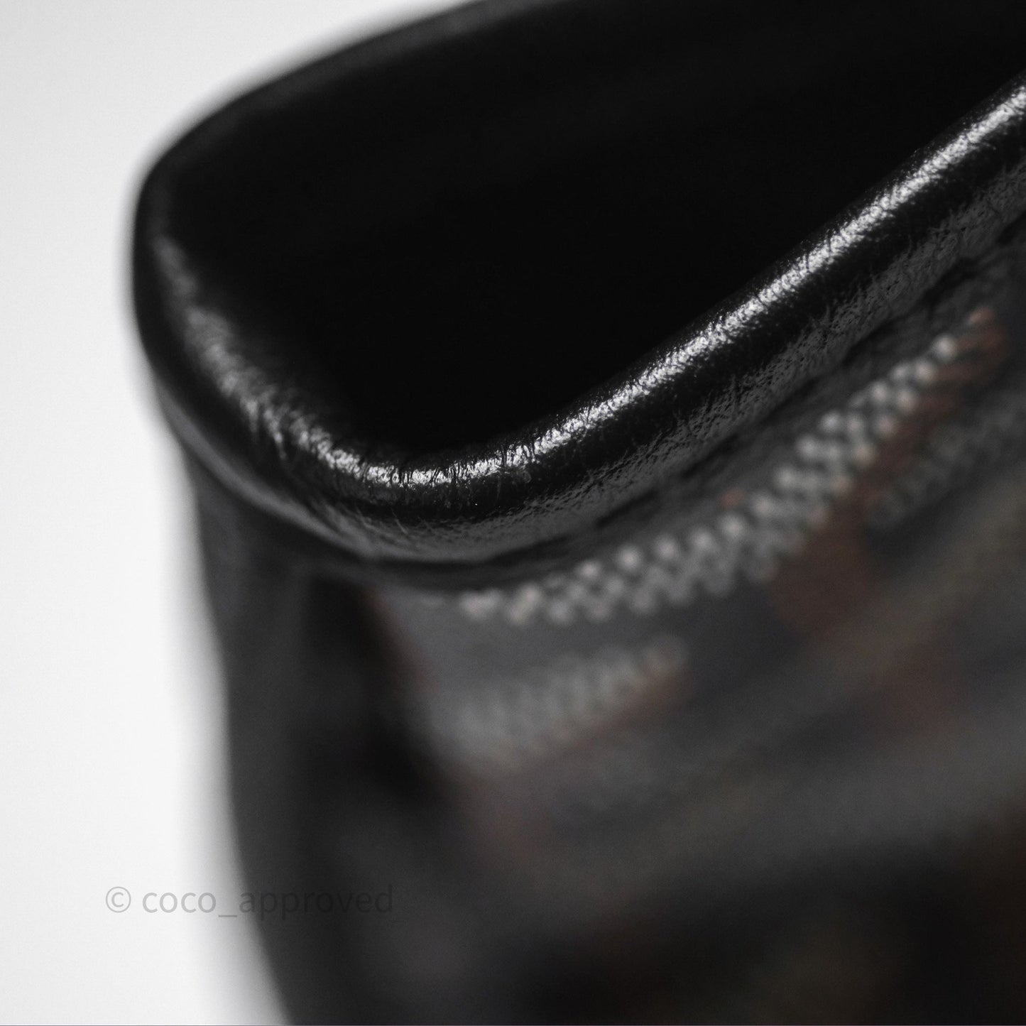 Goyard Anjou Mini Bag Goyardine Canvas Black