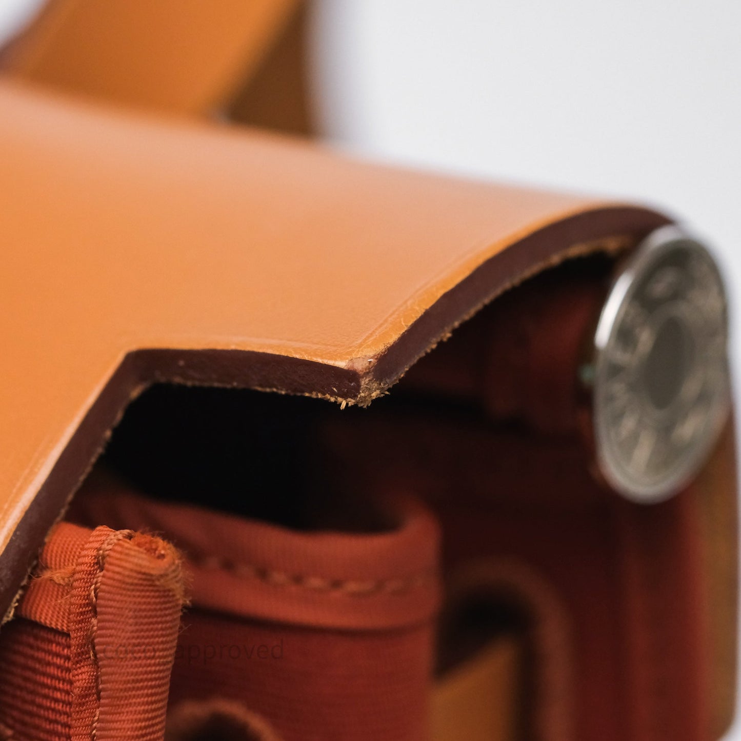 Hermès Herbag Zip 31 Cuivre Canvas Palladium Hardware
