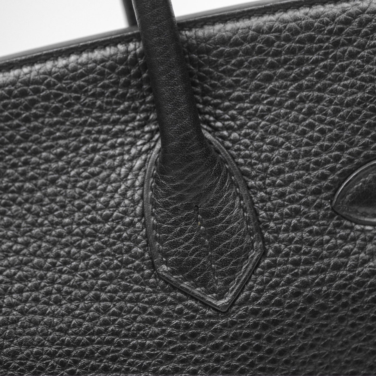 Hermès Birkin 30 Retourne Black Noir 89 Clemence Gold Hardware