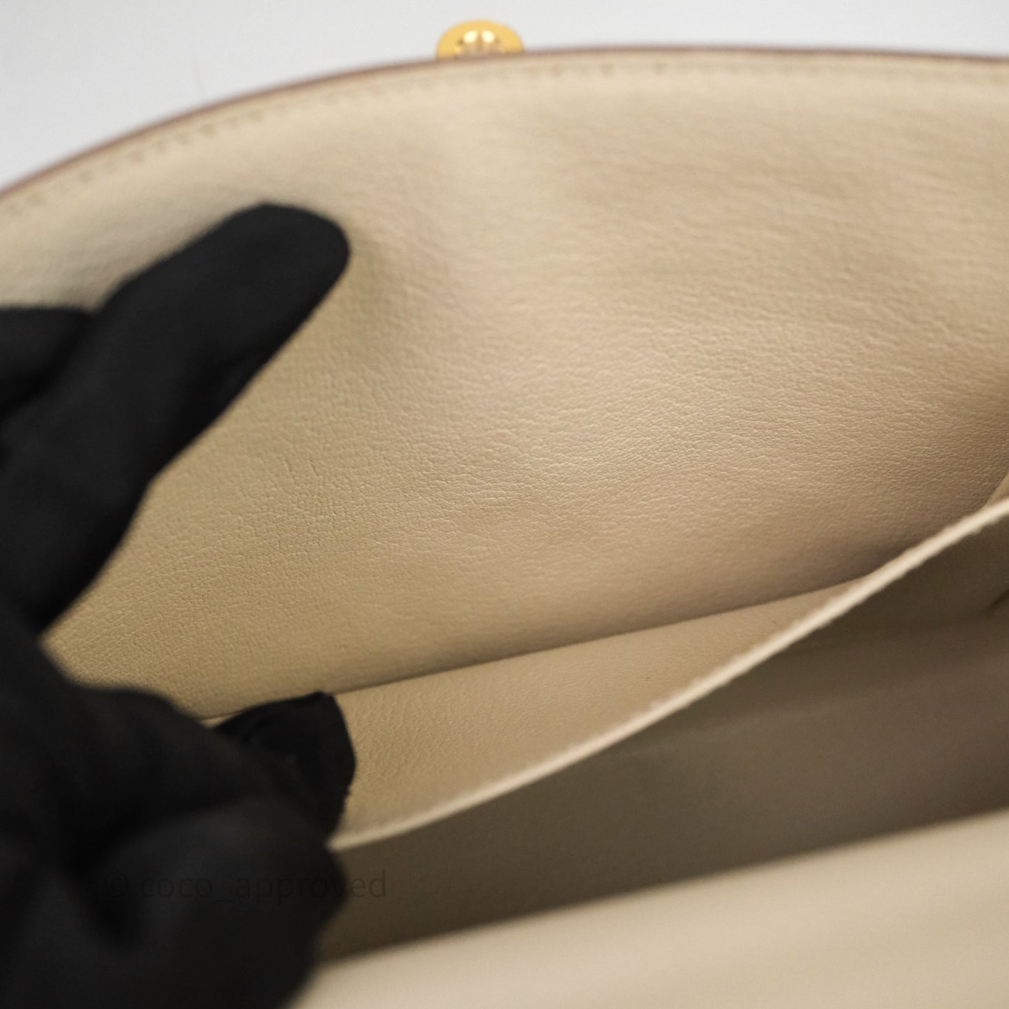 Hermes Kelly 25 Craie Epsom Gold Hardware
