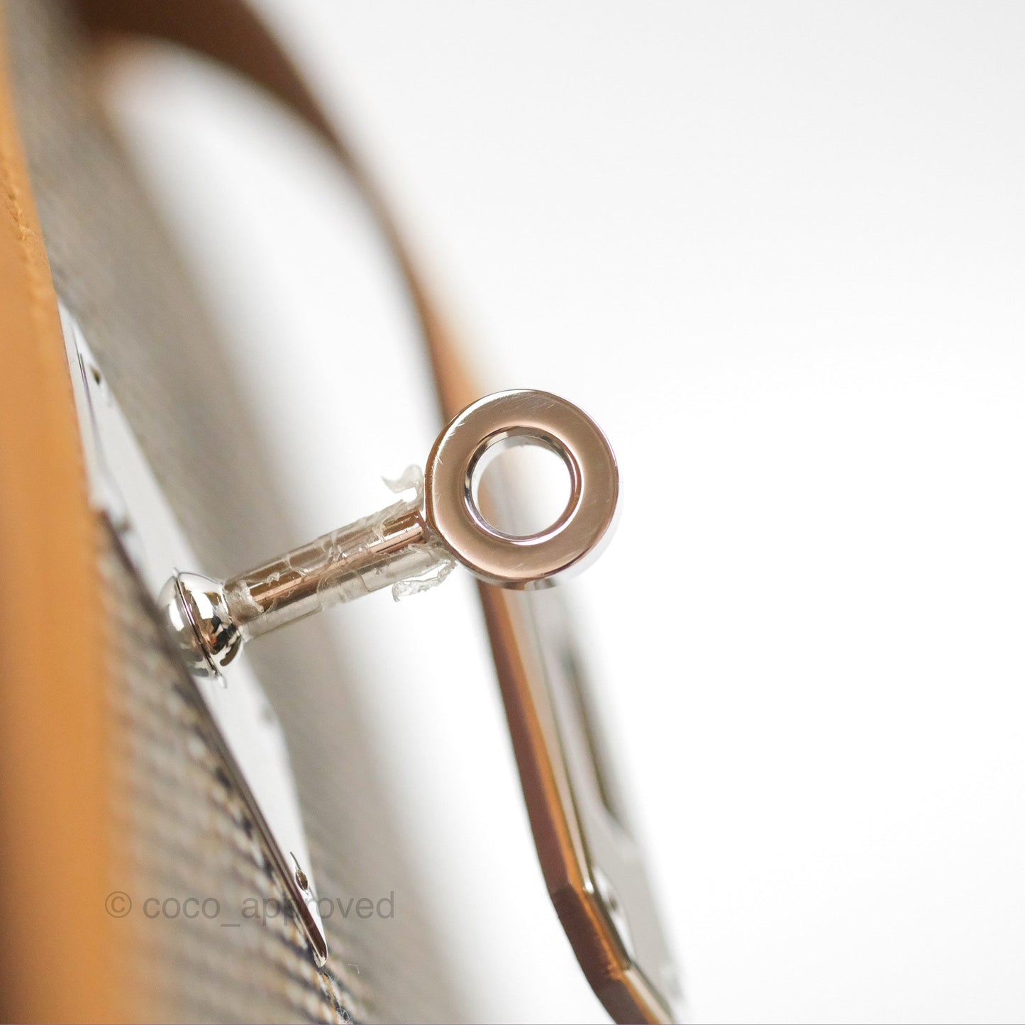 Hermès Kelly Sellier 28 Quadrille Black/White/Desert Sesame Swift