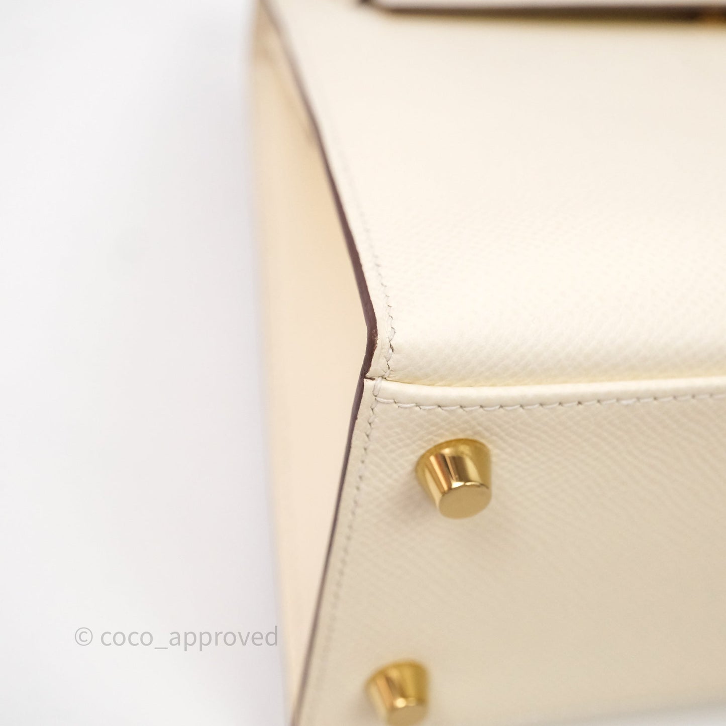 Hermès Kelly 25 Nata I2 Epsom Gold Hardware