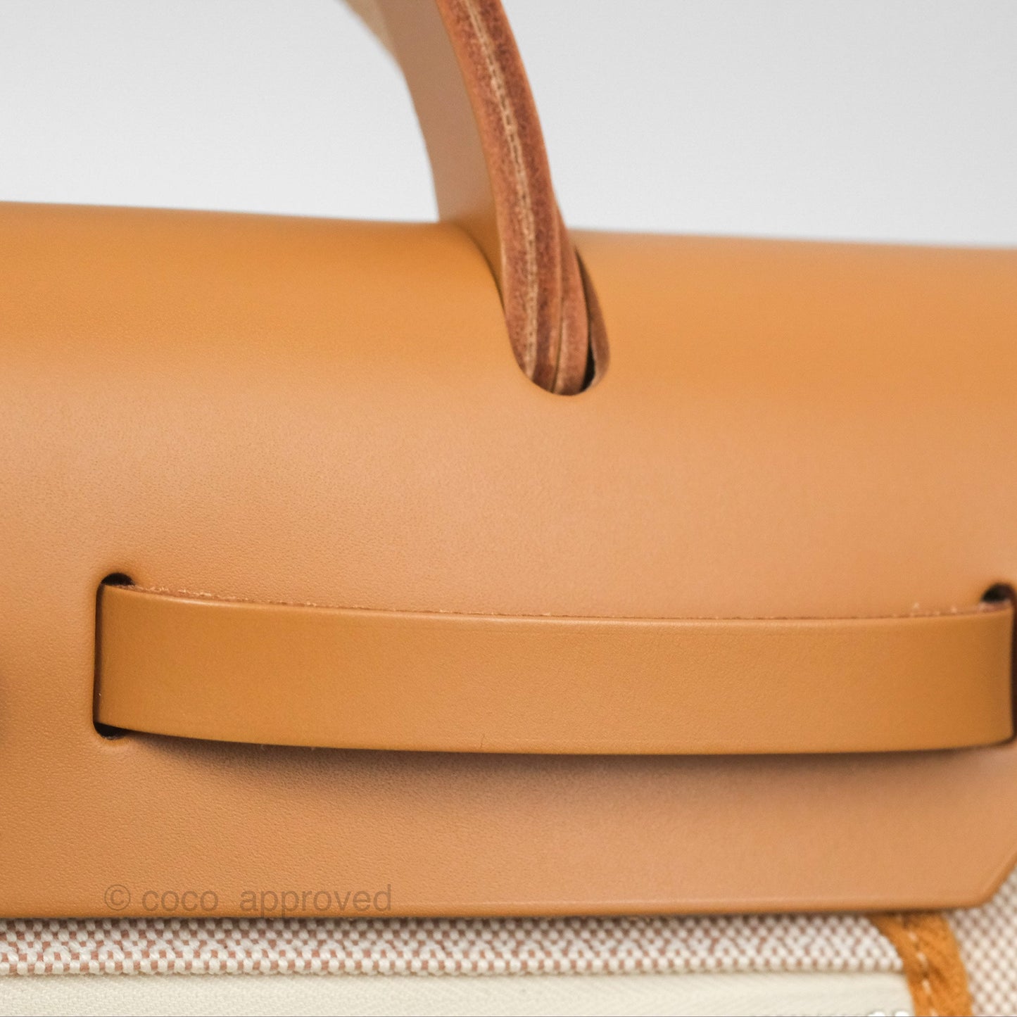 Hermès Herbag Zip 31 Bride De Gala Sable/ Ecru-Beige/ Nat sable Canvas Palladium Hardware