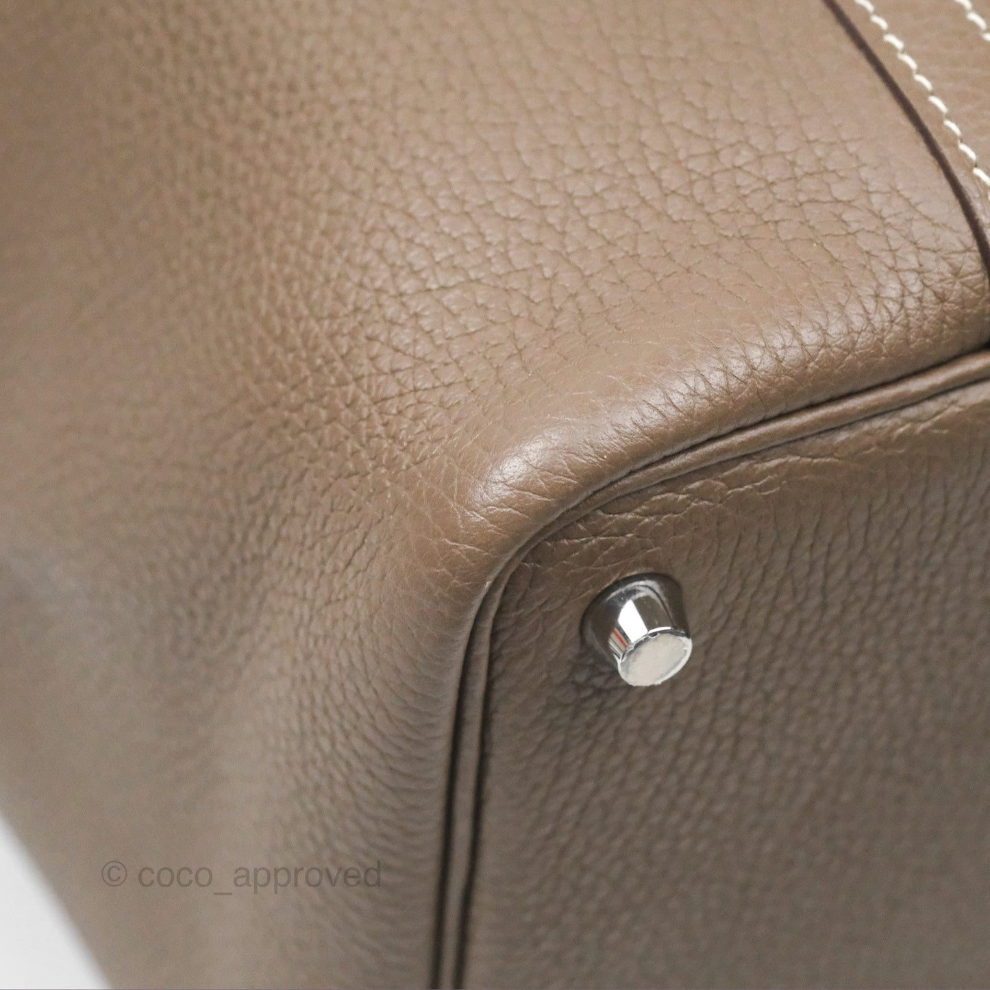 Hermès Picotin Lock 18 Etoupe 18 Clemence Palladium Hardware