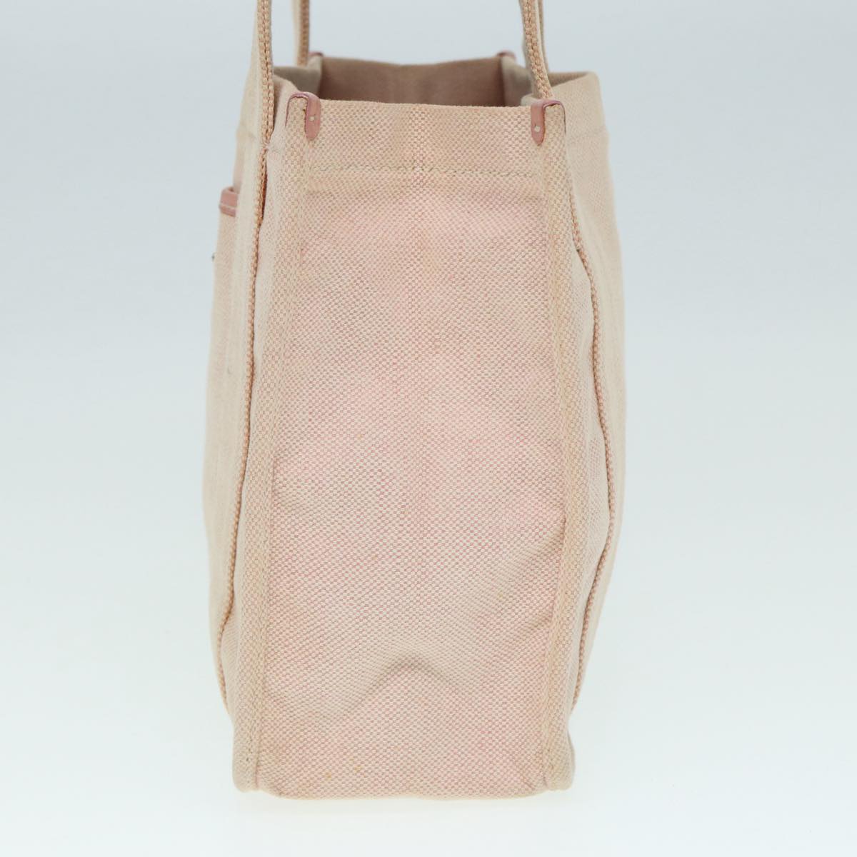 Luxury Prada Hand Bag Canvas Pink Silver  88090