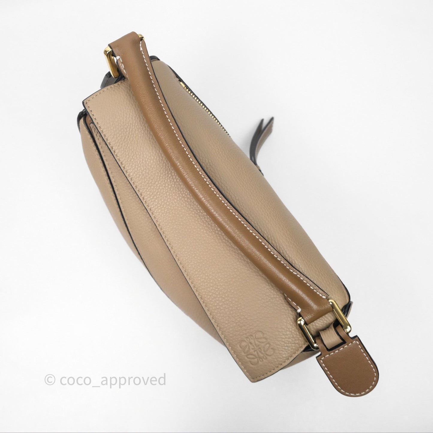 Loewe Small Puzzle Bag Sand Mink Grained Calfskin