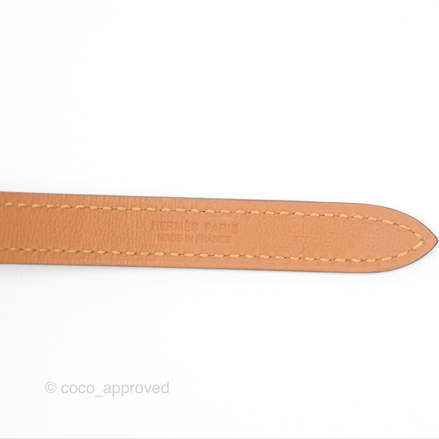 Hermès Pop H 15 Belt Epsom Gold Rose Gold Hardware