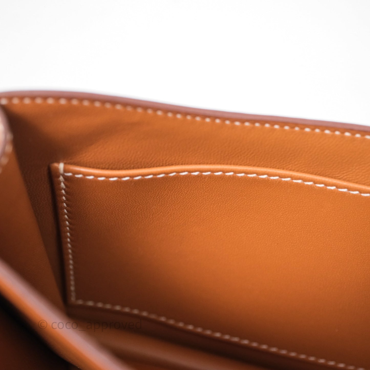 Hermès Constance Mini Smooth Barenia Leather Gold Hardware