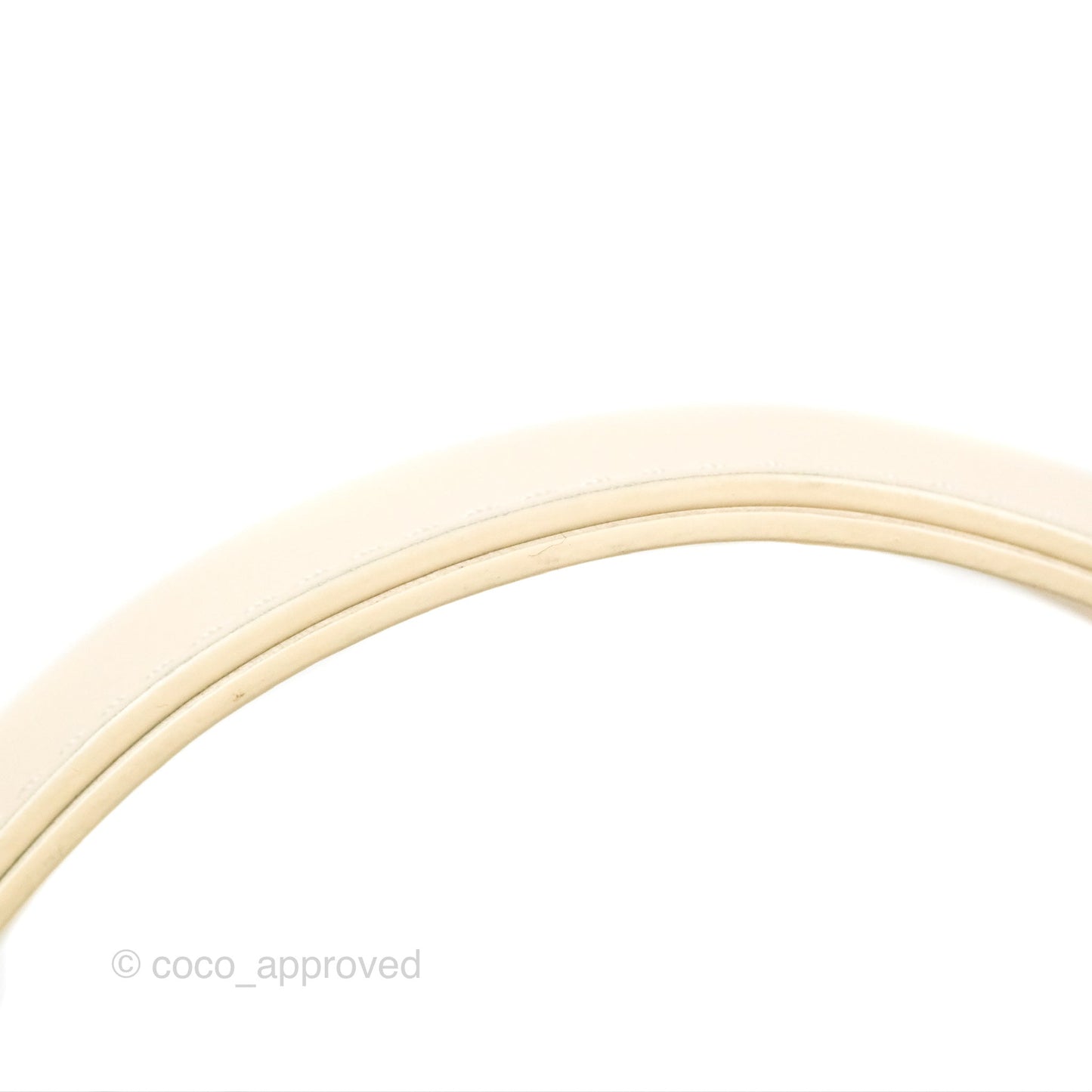 Chanel New Small Deauville Cream Ivory Canvas