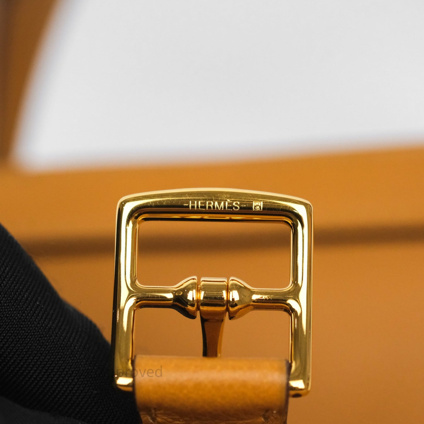 Hermès Halzan 25 Caramel 28 Evercolor Gold Hardware