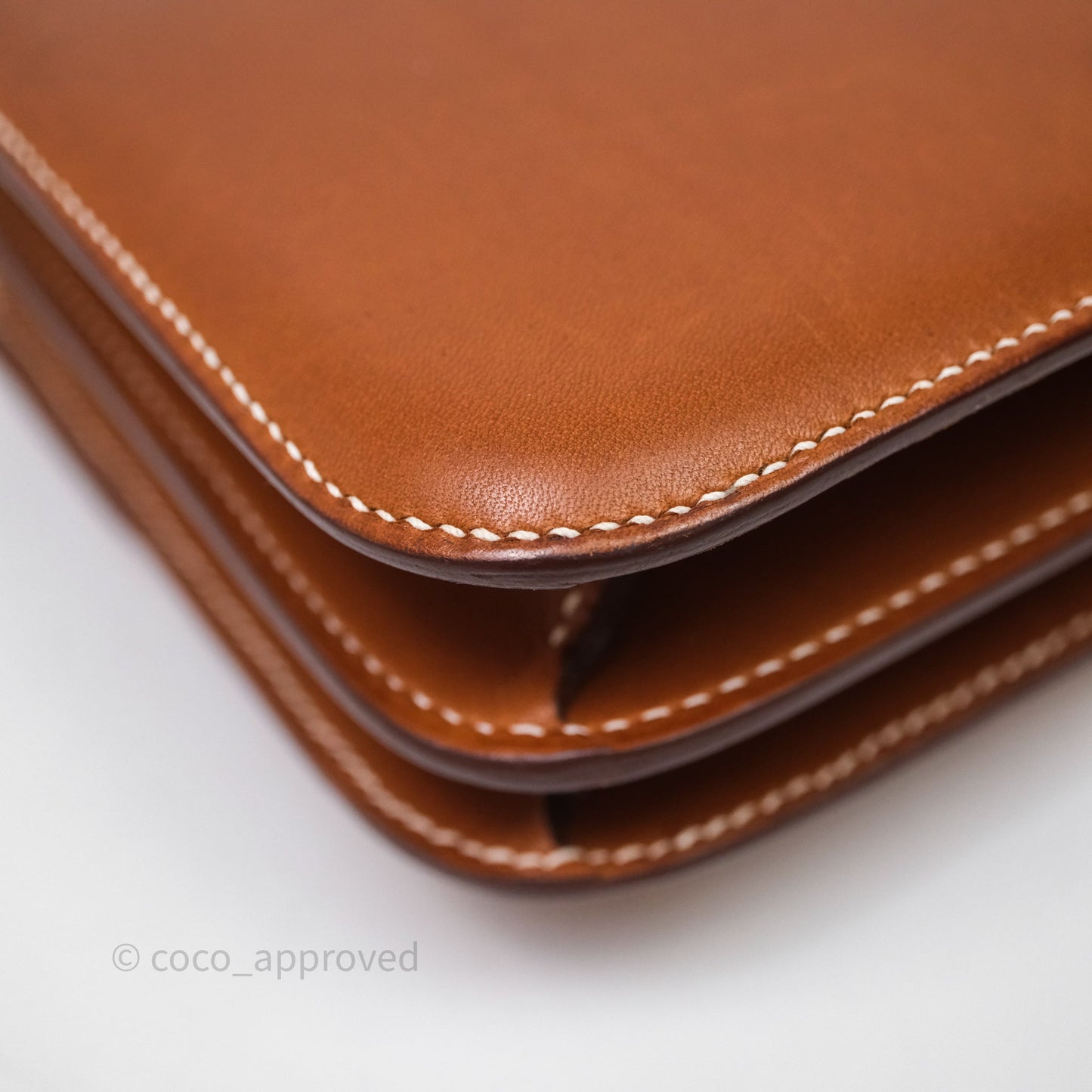 Hermès Constance Mini Smooth Barenia Leather Gold Hardware
