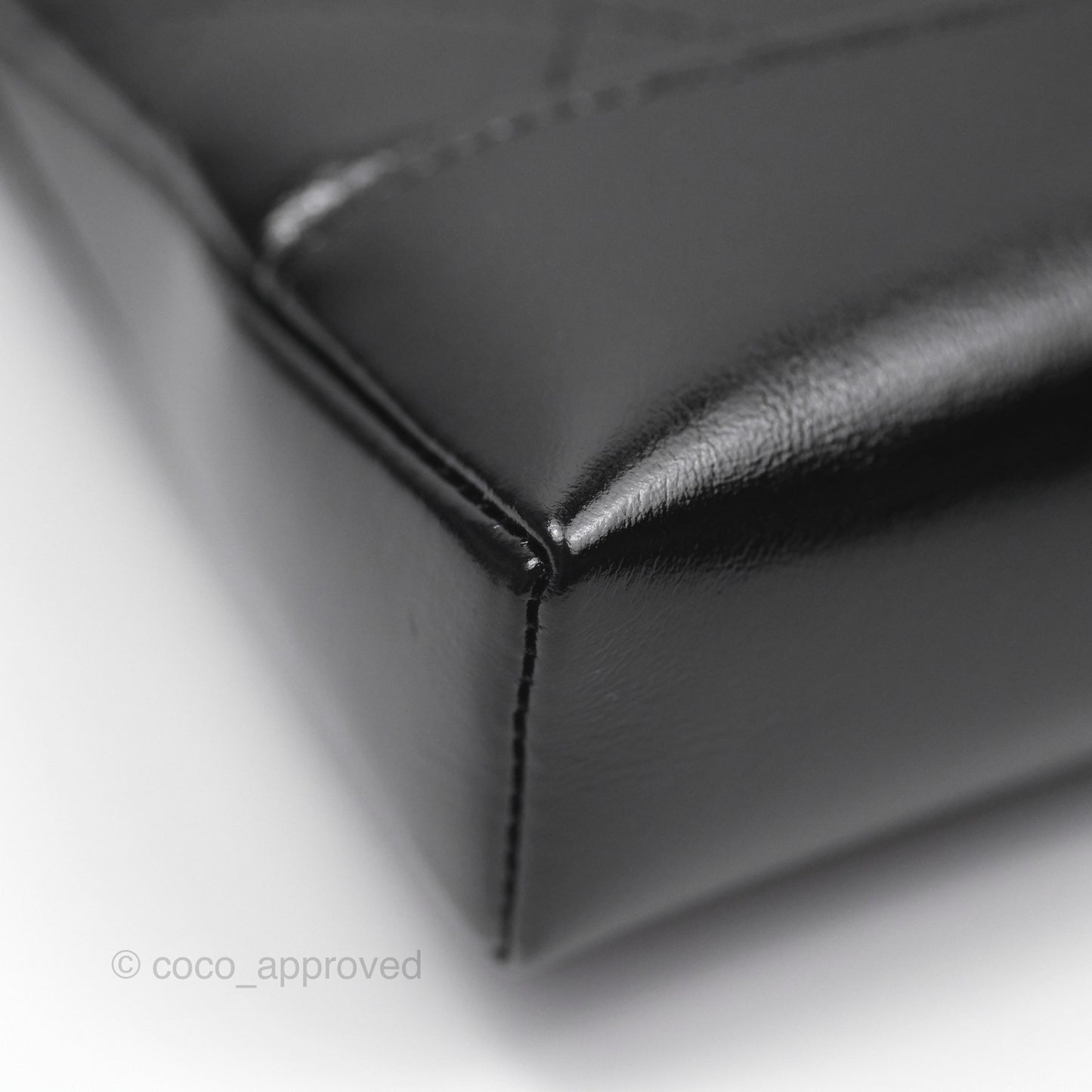 Chanel Nano 31 Black Shiny Calfskin Gold Hardware