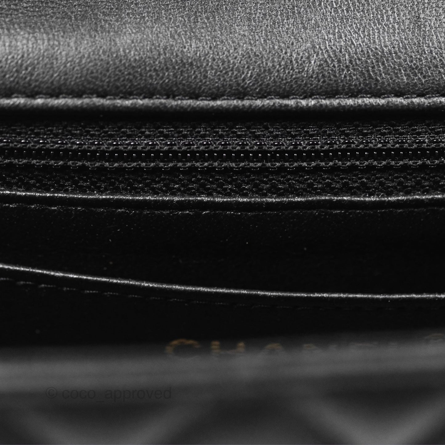 Chanel Quilted Mini Rectangular Flap Black Lambskin Gold Hardware