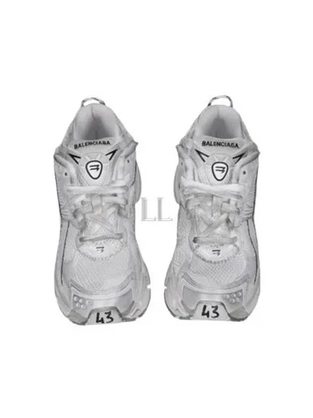Luxury Balenciaga Runner Low Top Sneakers White