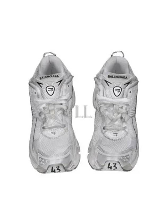 Luxury Balenciaga Runner Low Top Sneakers White