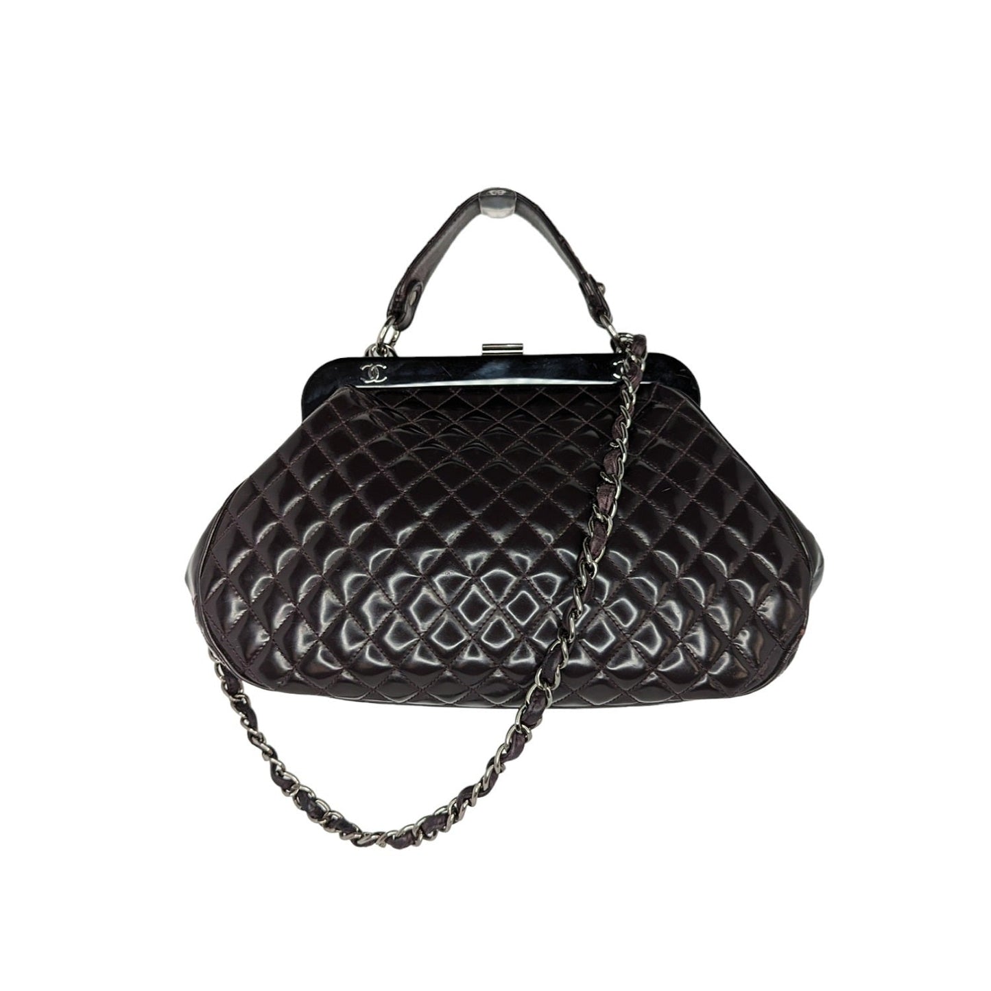 Luxury Chanel Vintage Mademoiselle Frame Satchel