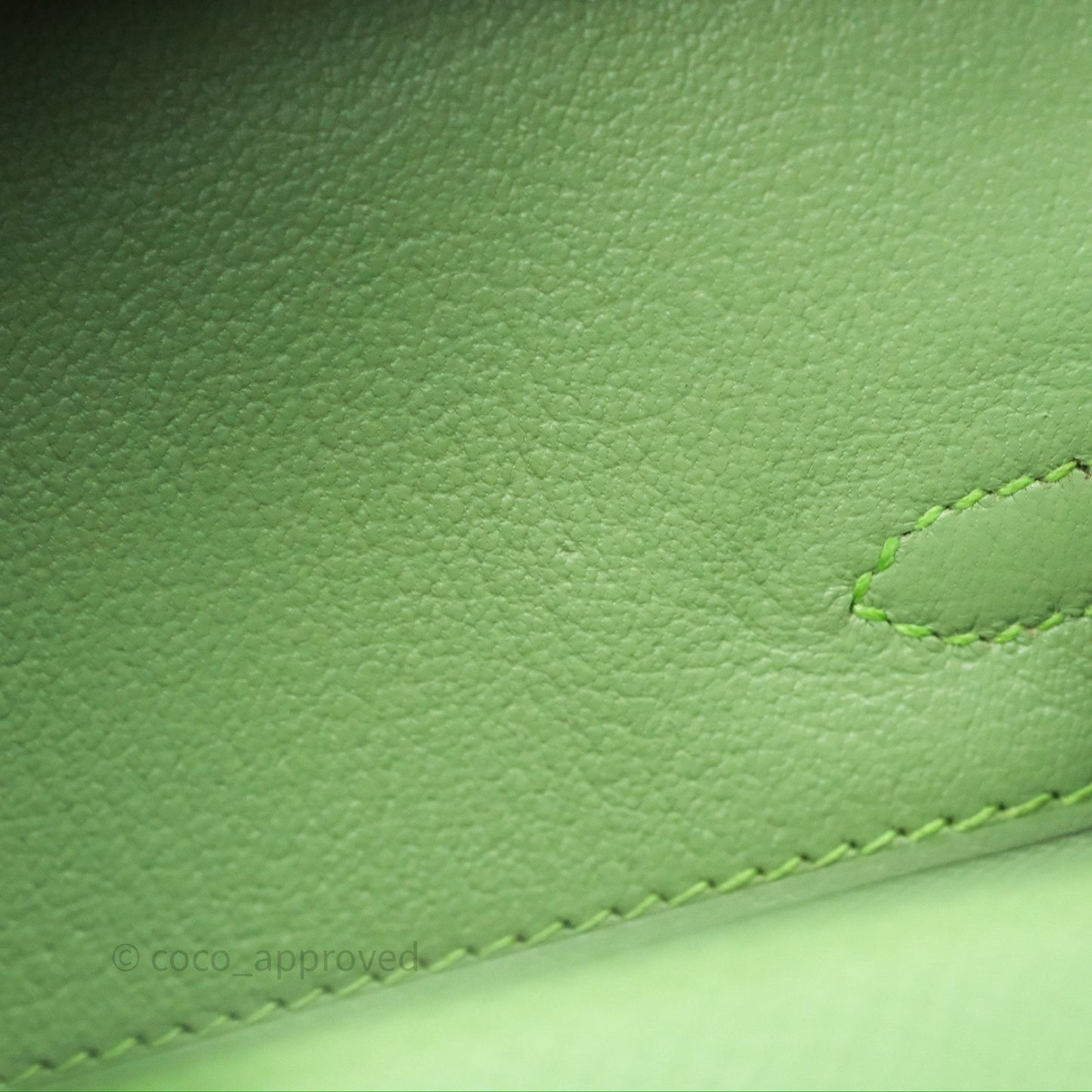 Hermès Birkin 25 Sellier Vert Criquet 3I Epsom Gold Hardware